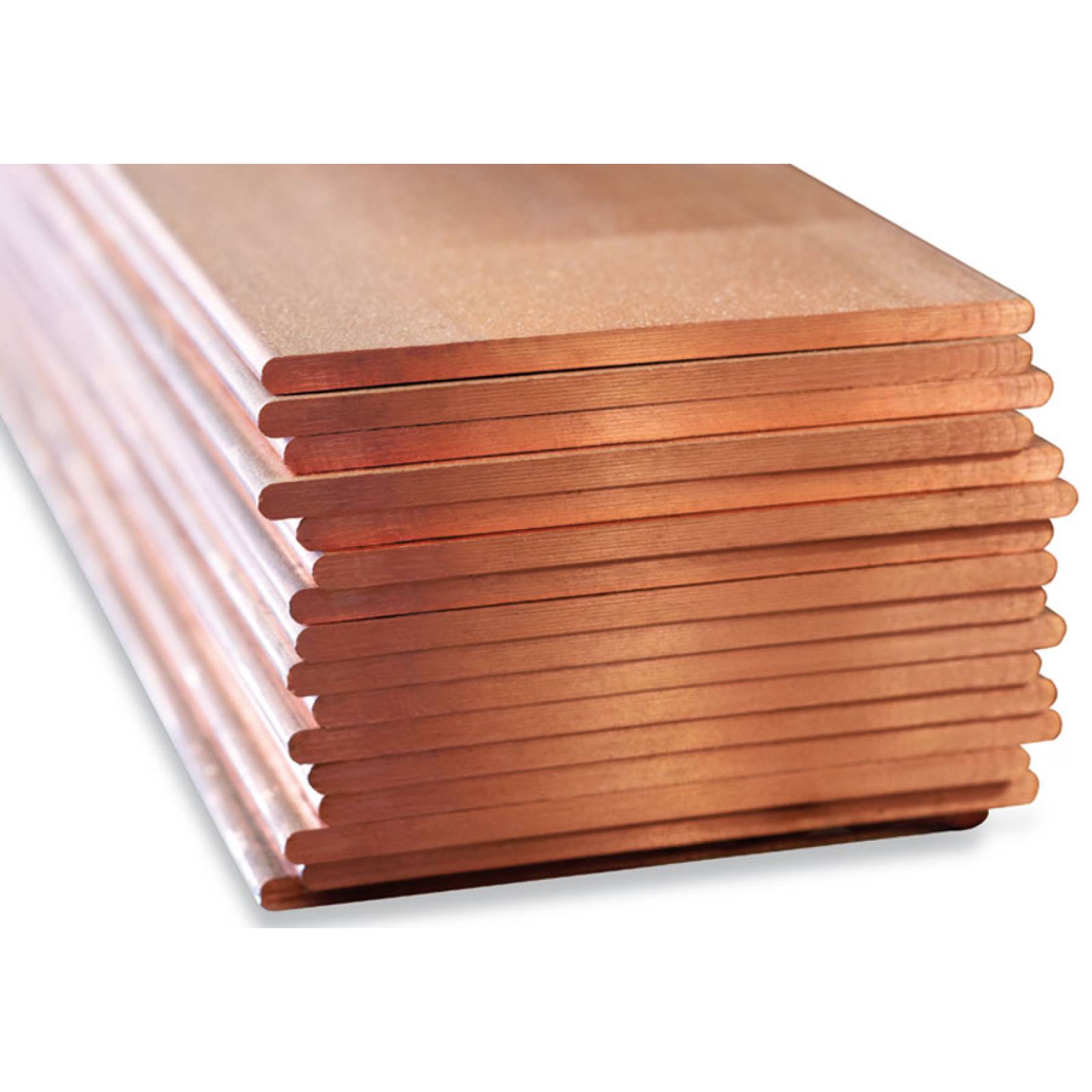 Barra Tierra Física Cobre Solera 1/4X1 1/2 pulgadas por Metro