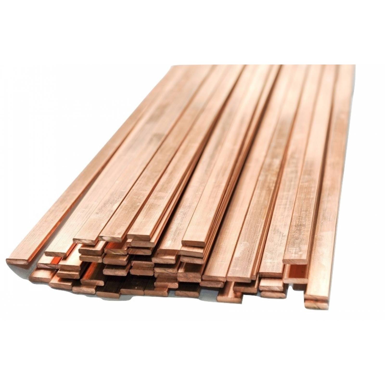 Barra Tierra Física Cobre Solera 1/4X1 1/2 pulgadas por Metro