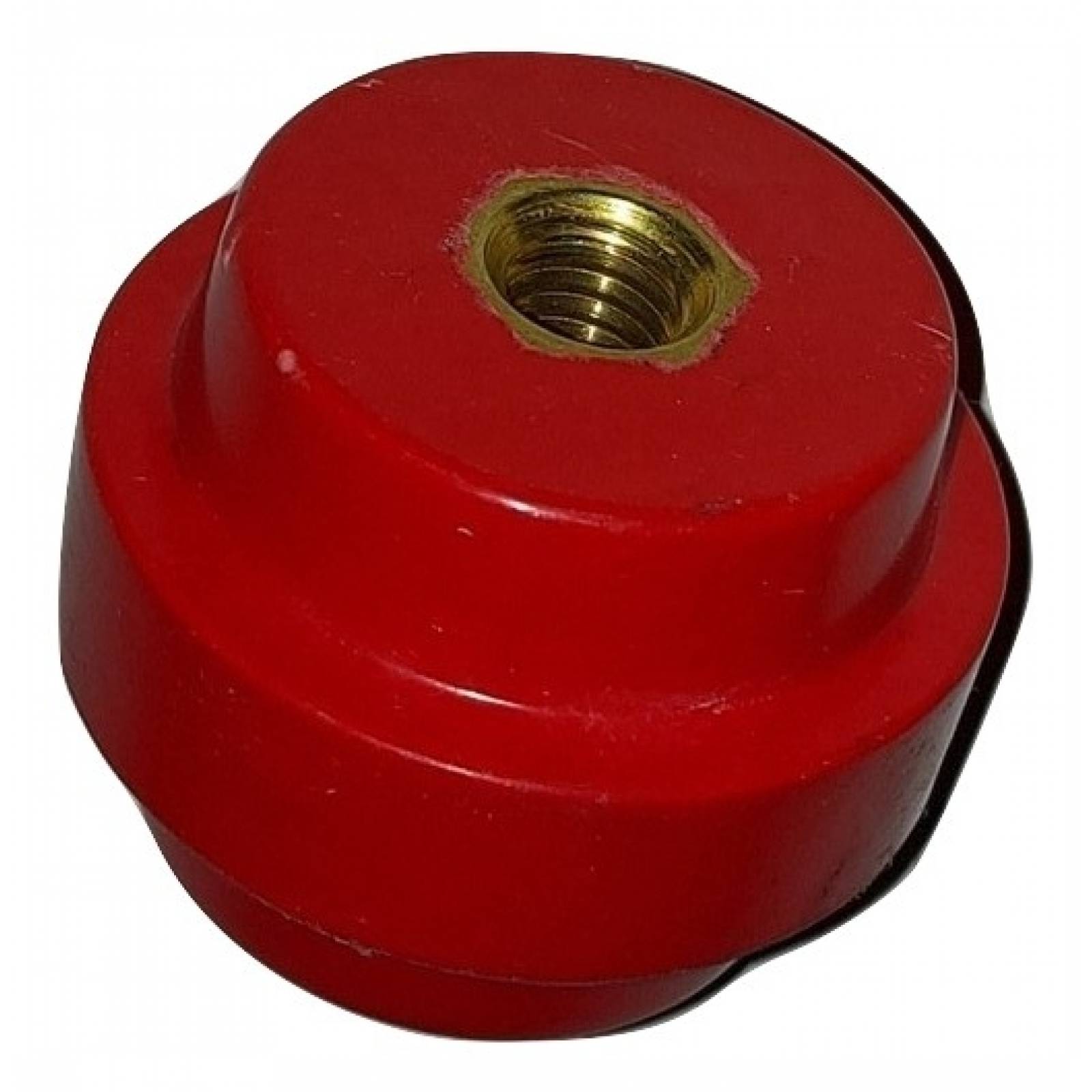 Kit Barra Cobre Tierra Física 1/4x6x19 pulgadas con Aisladores y Tornillos de Bronce Al Silicio