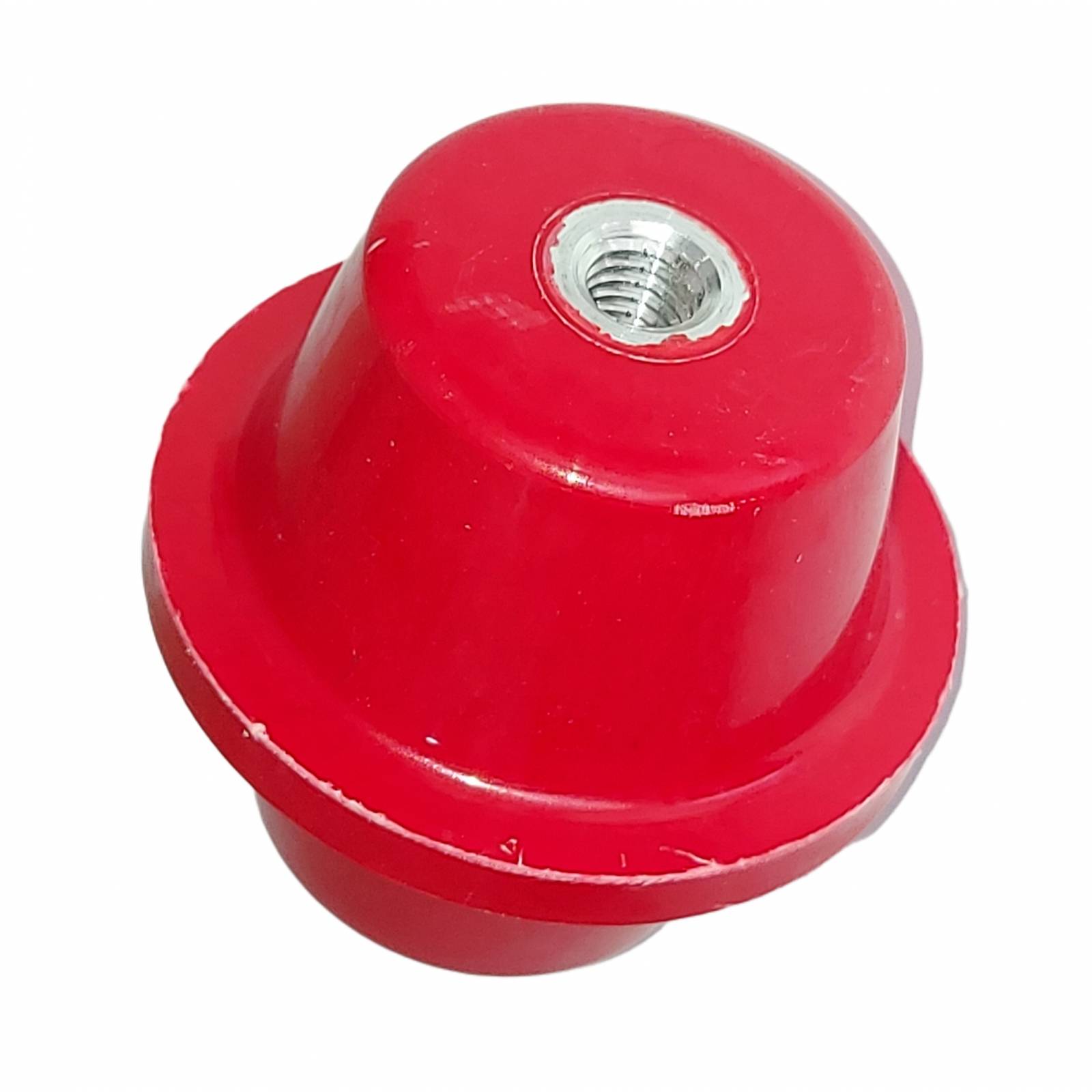 Juego de 2 Aisladores de resina 3200V tipo manzana para soportar barra de tierra o electrica