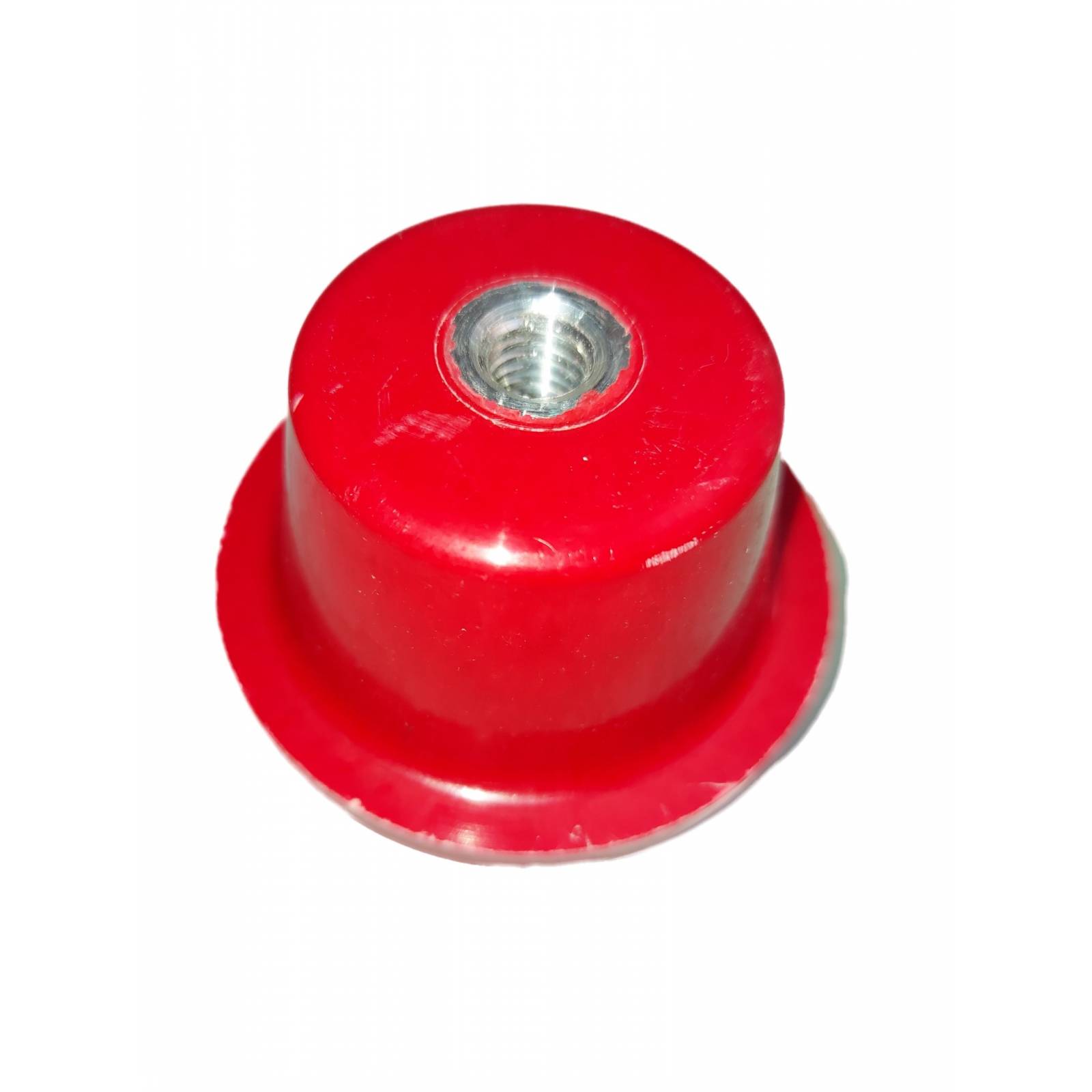 Juego de 2 Aisladores de resina 3200V tipo manzana para soportar barra de tierra o electrica