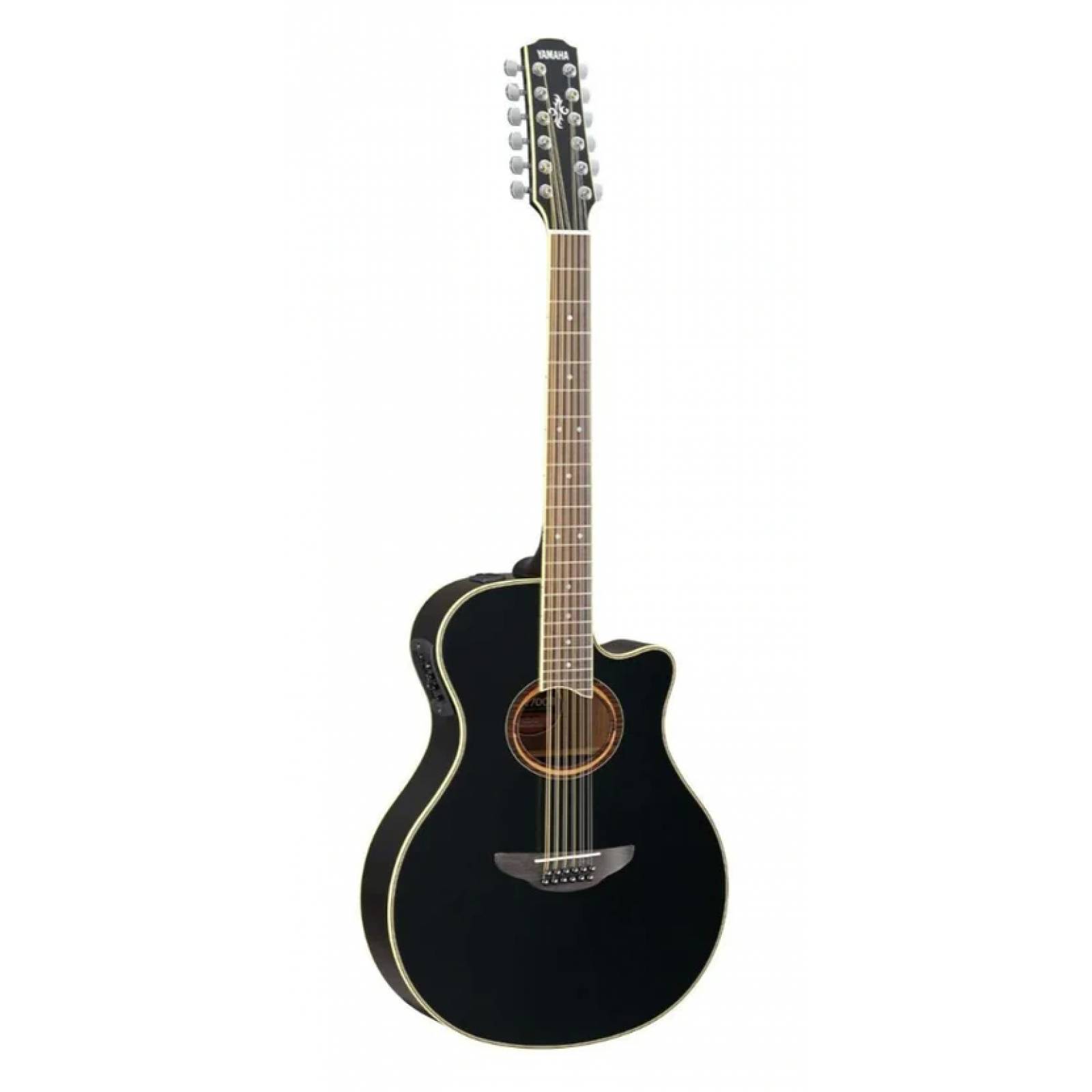Guitarra Electroacústica Docerola Yamaha Negra Apx700II-12BL