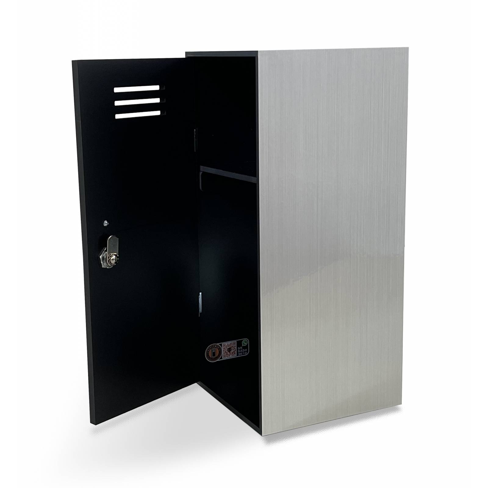 Mini Locker Liso con llave de seguridad 40 x 18 x 18 cm