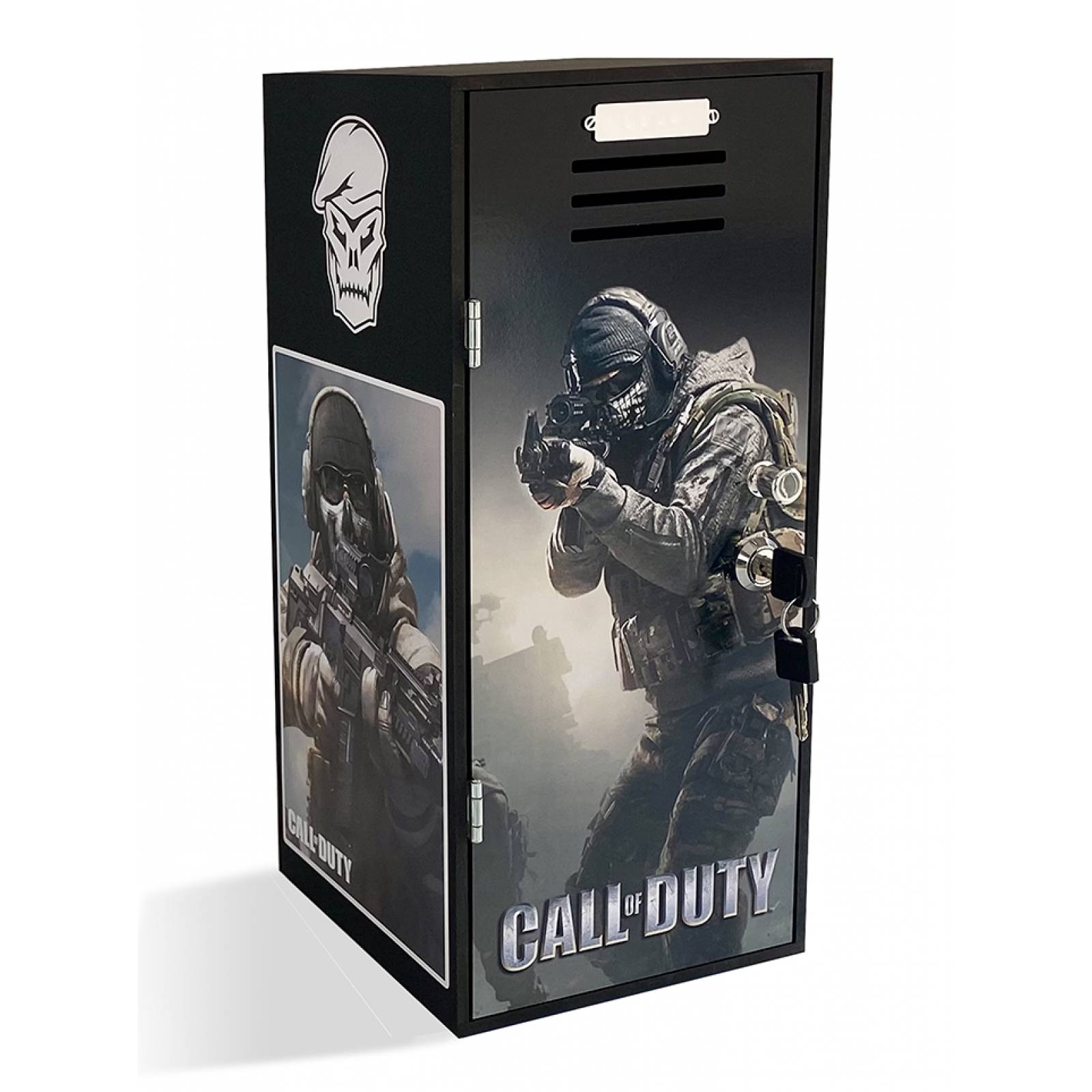 Call of Duty Mini Locker individual con llave de seguridad videojuegos regalo original coleccionable, organizador, casillero