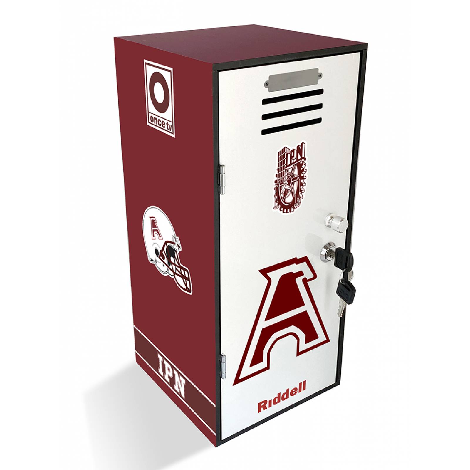 AGUILAS BLANCAS DEL IPN - Locker deportivo, decorado, individual con llave de seguridad.