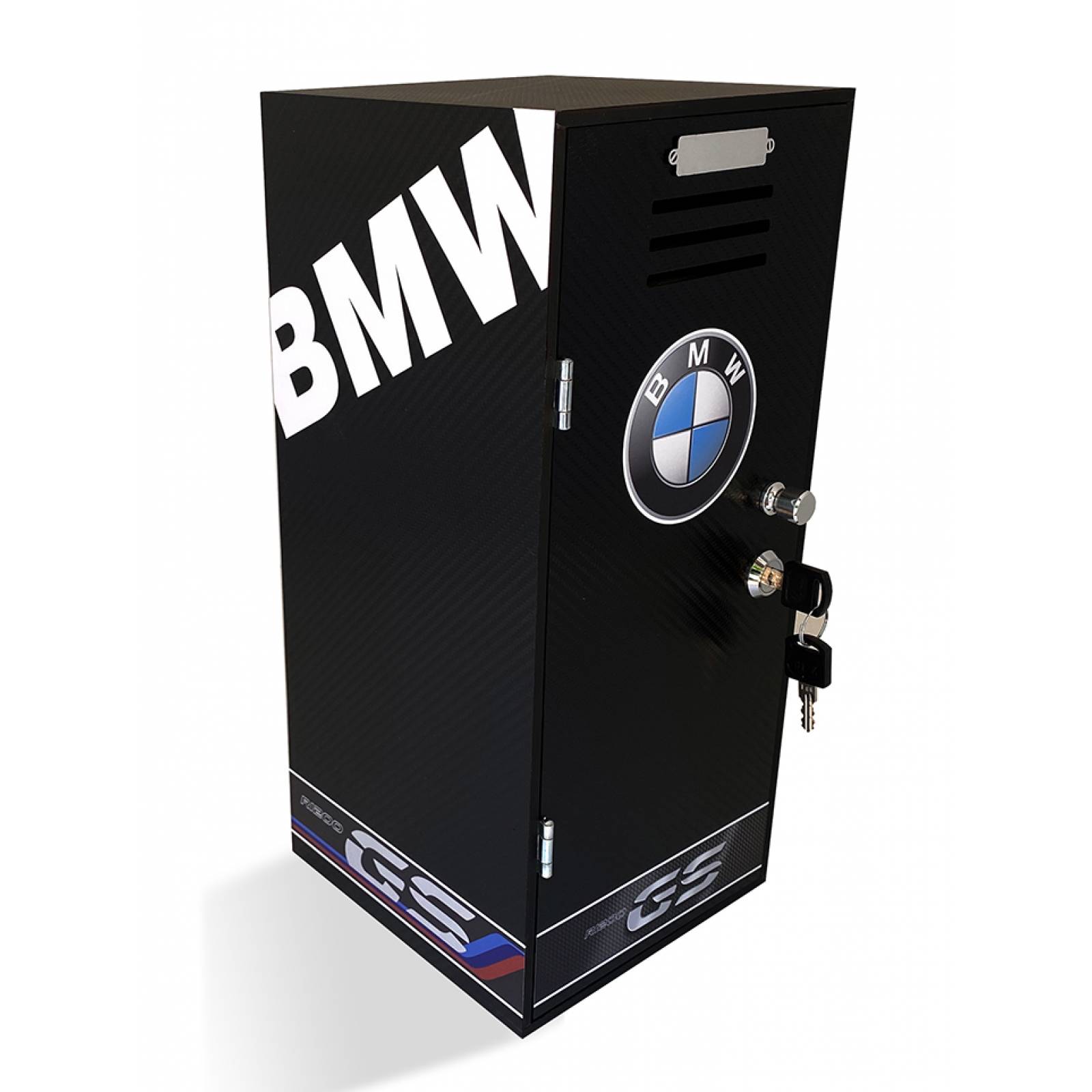 BMW - Locker deportivo, decorado, individual con llave de seguridad.