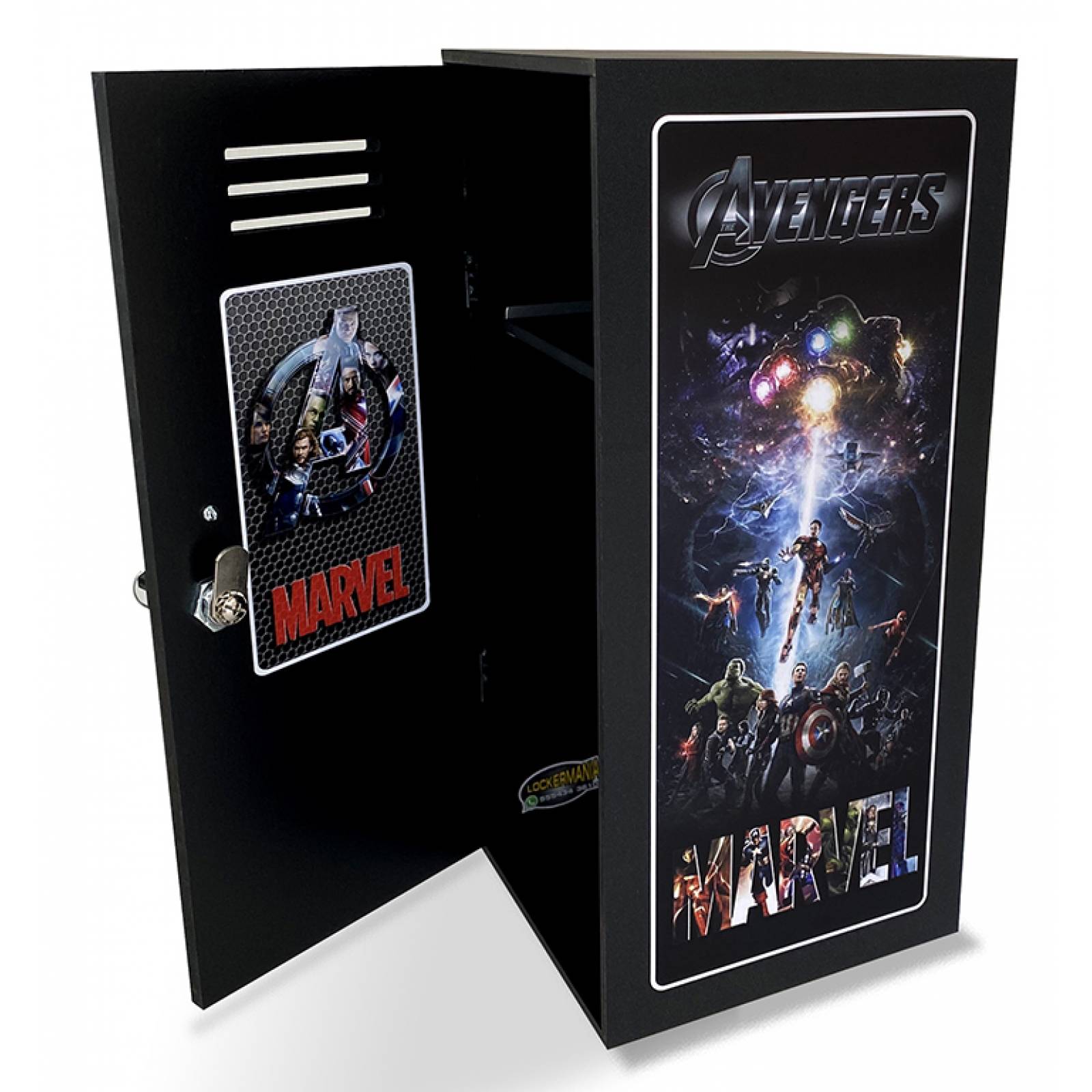 AVENGER - Locker decorado, individual con llave de seguridad.