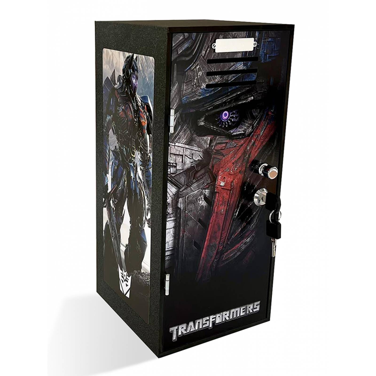 TRANSFORMERS - Locker decorado, individual con llave de seguridad.