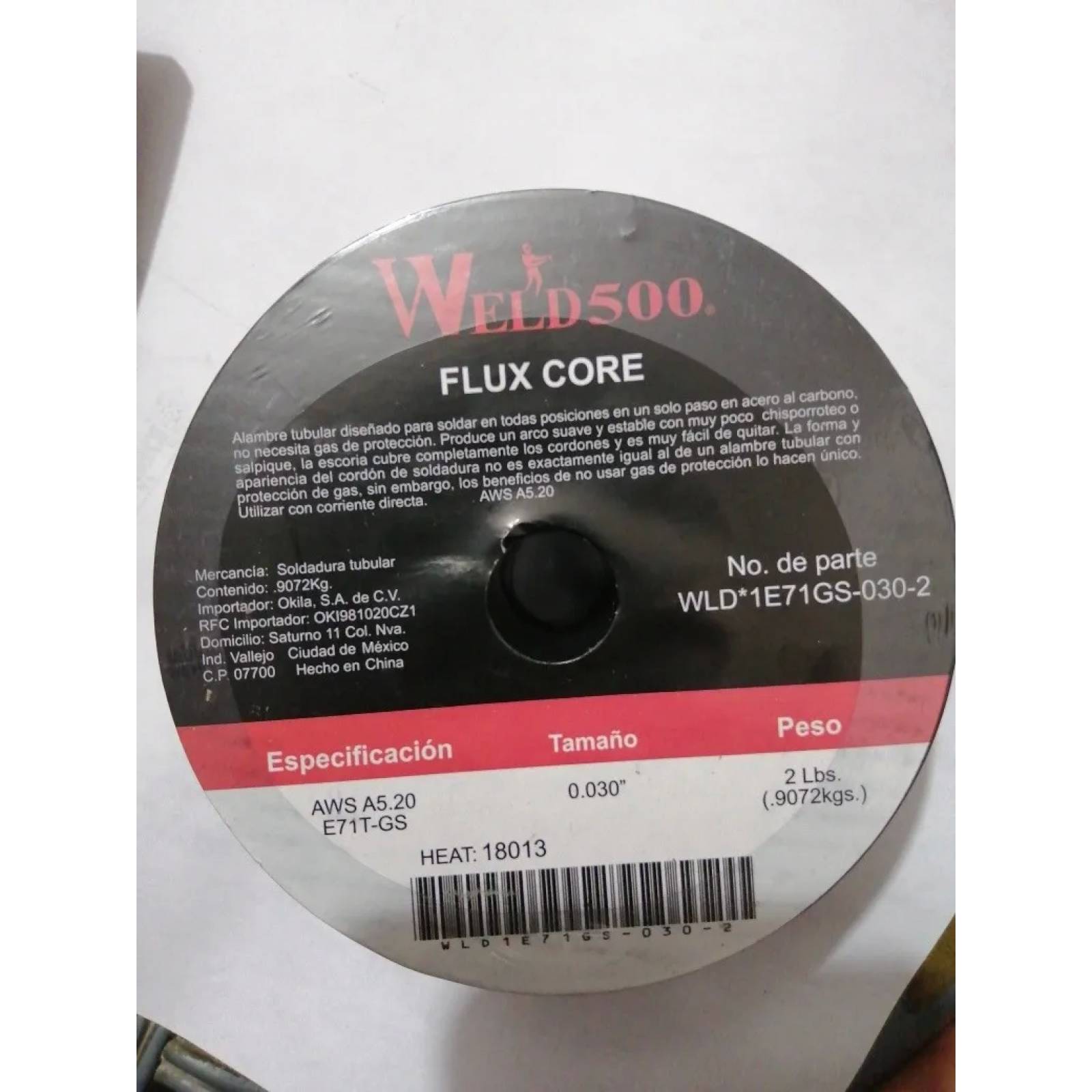 3 PZ ROLLO DE Soldadura De Microalambre No Ocupa Gas 0.30 2lb C/U