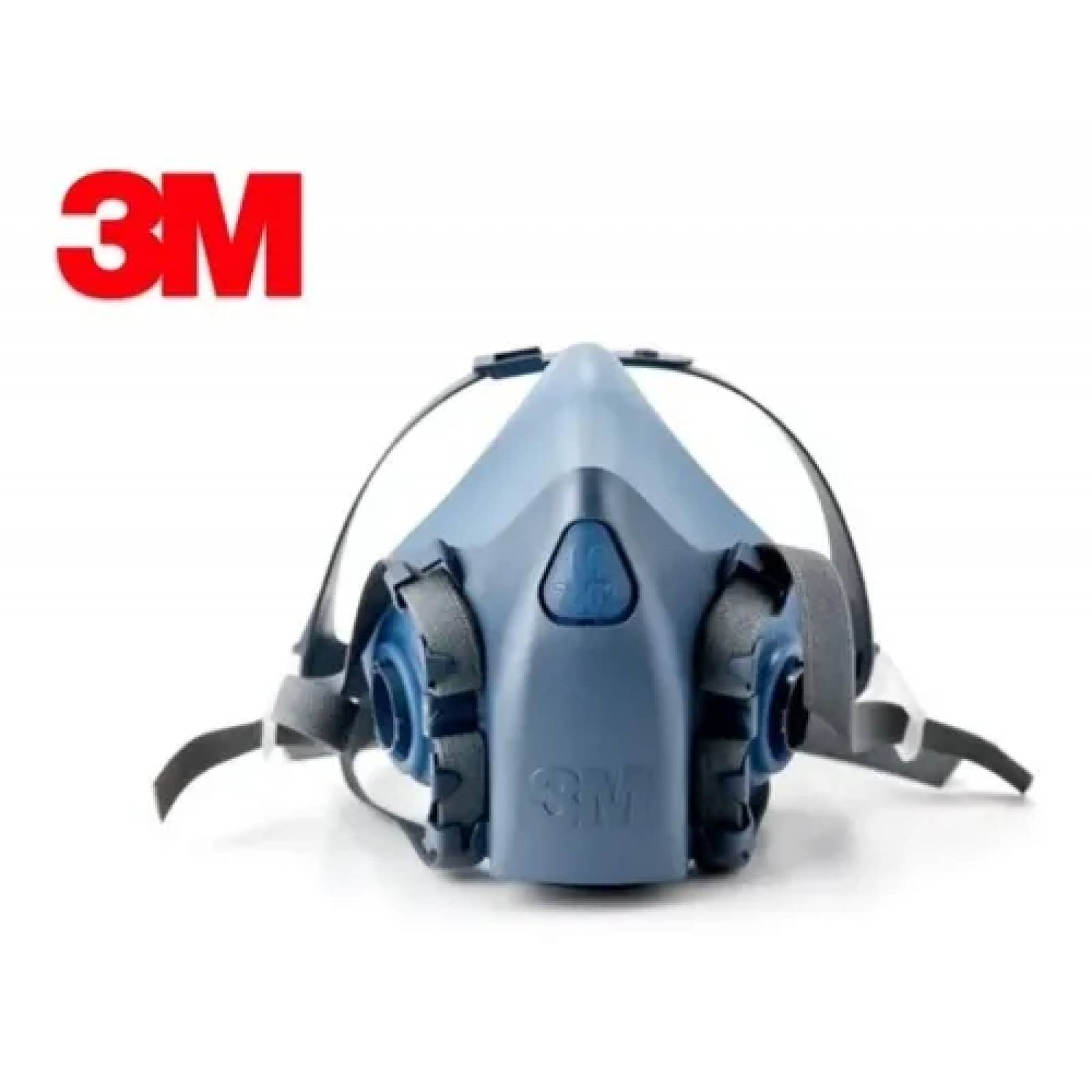 Mascarilla Reusable 3m Media Cara 7502 Sin Filtros