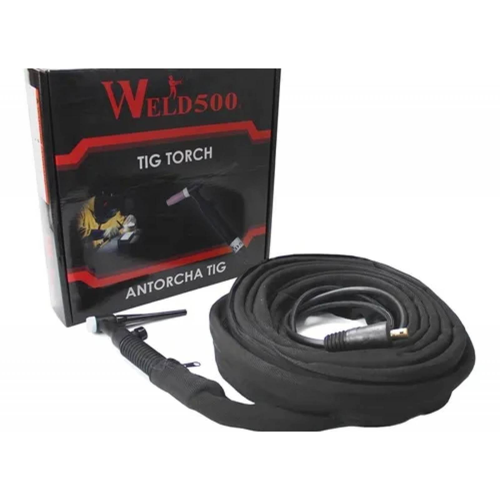 ANTORCHA TIG 26FV WELD-500 25FT CON CONECTOR RAPIDO 3/8