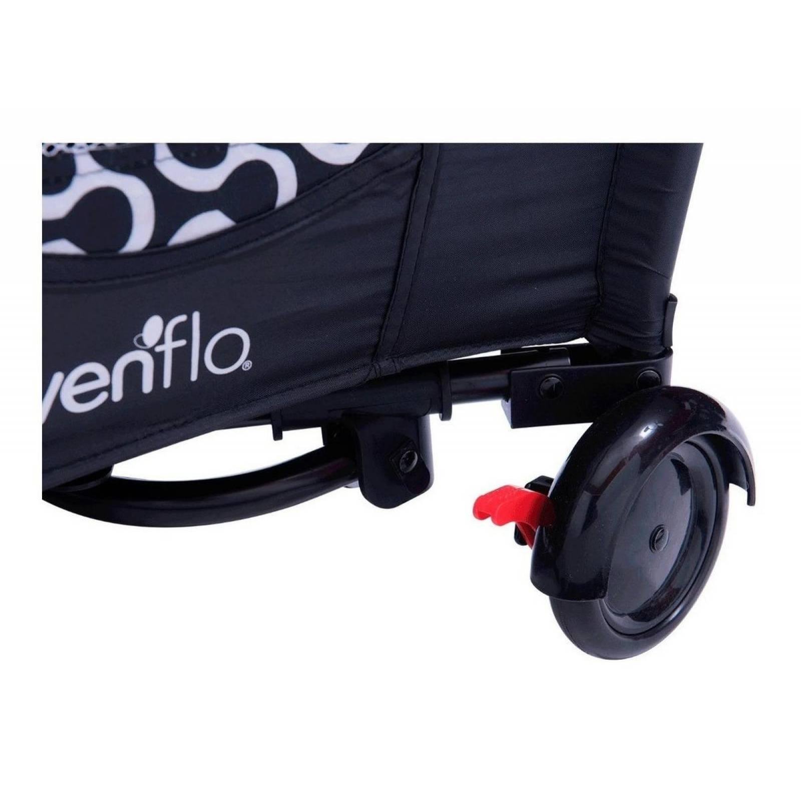 Corral Cuna Bebe Evenflo Sweet Dreams Mecedor Mosquitero Azul Liso