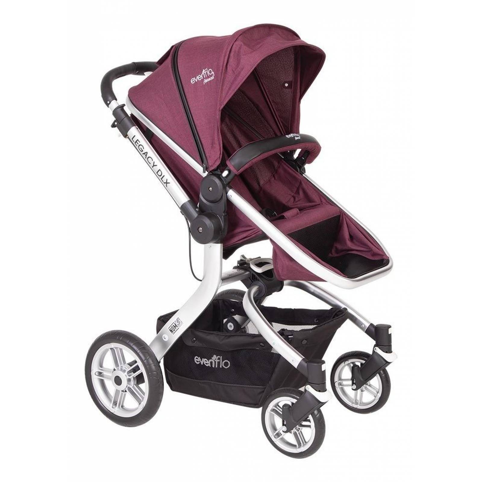 Carriola Bebe Evenflo Legacy Dlx Cubre Pies Mosquitero Wine