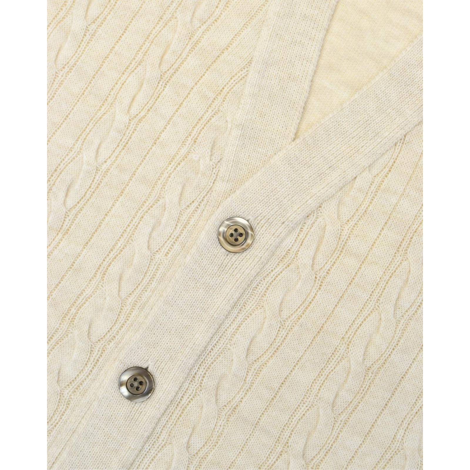 Manchester Sueter Bordado Abierto con Botones 