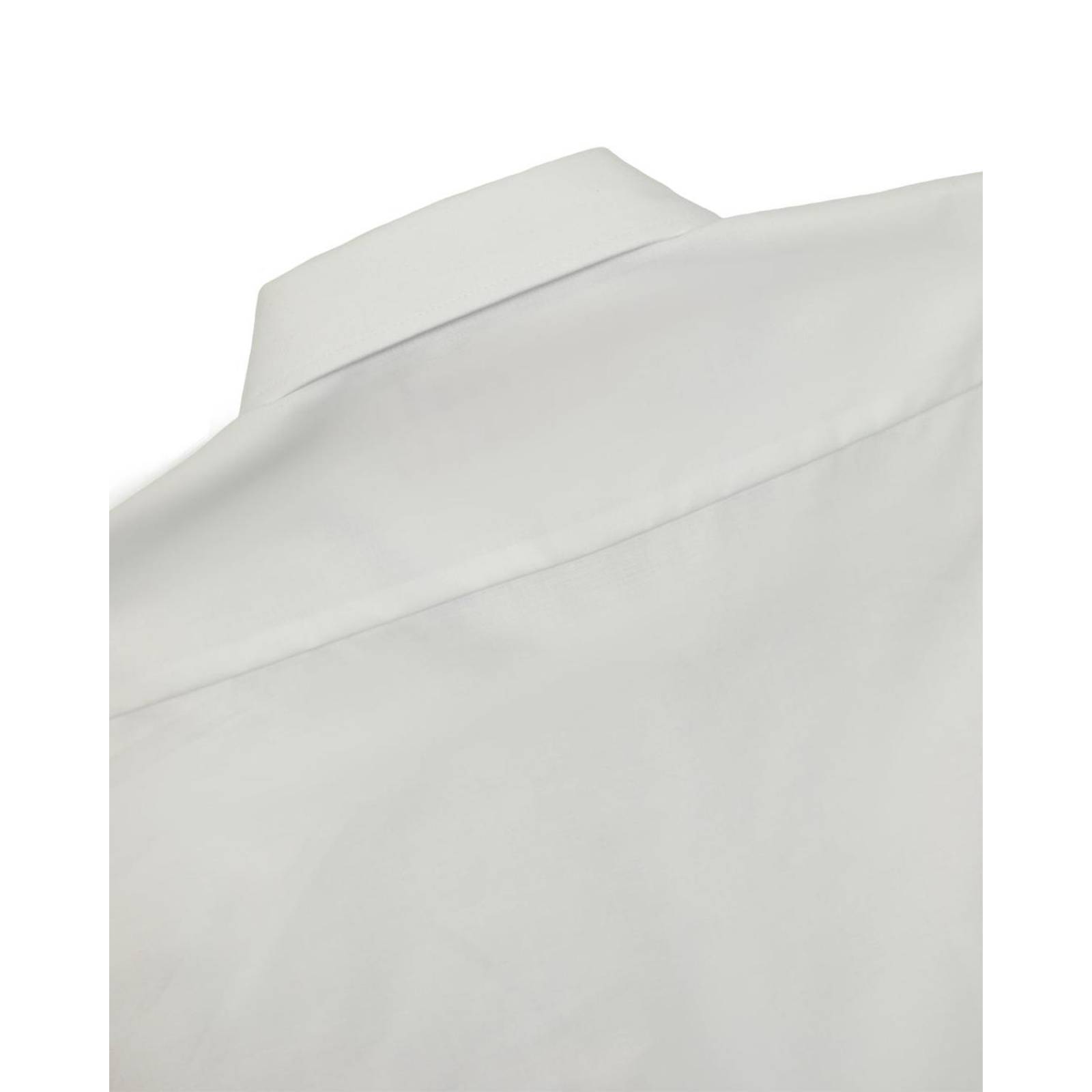 Manchester Guayabera de Lino y Algodón con Cuello Mao y Cuatro Bolsillos Tradicionales 