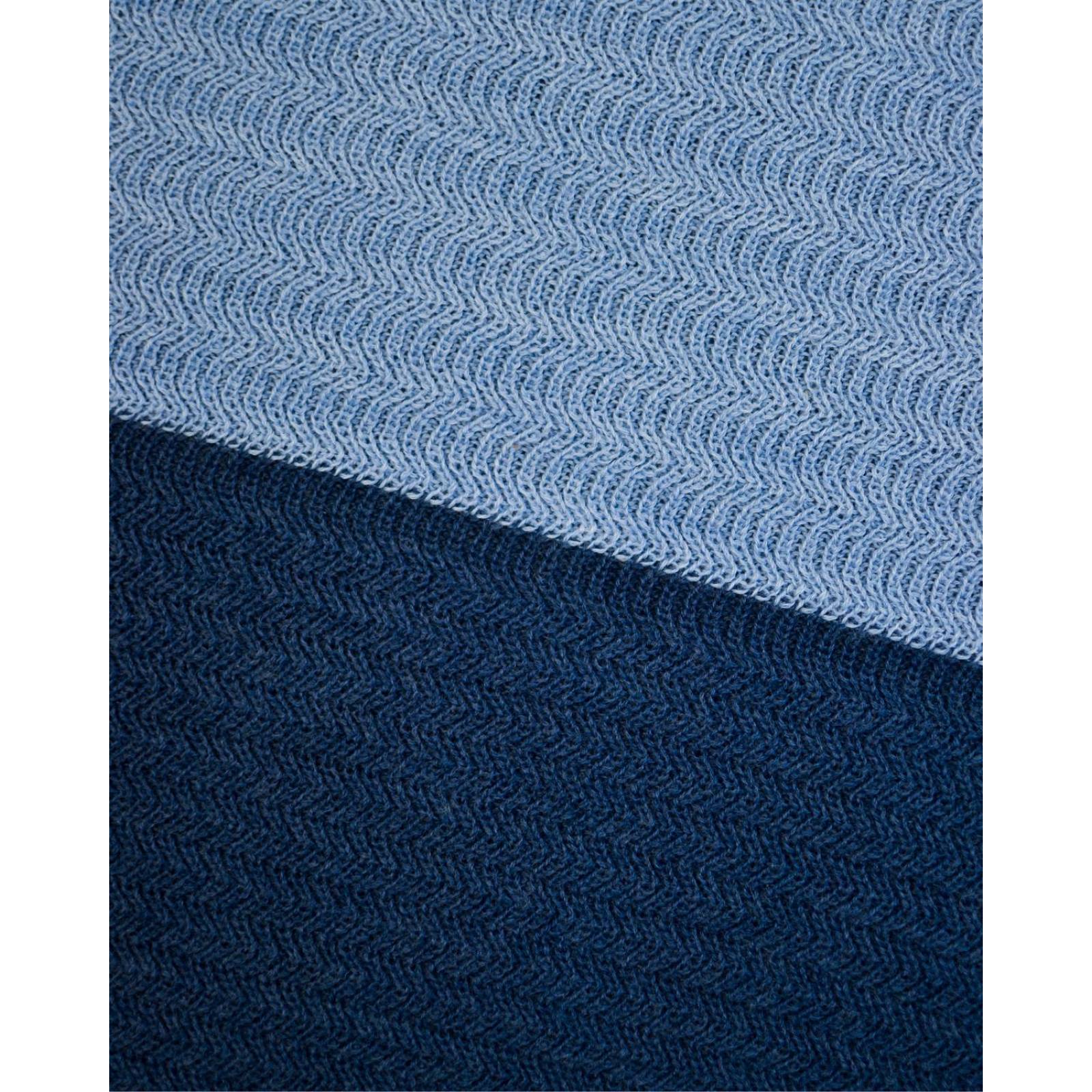 Manchester Suéter Cuello V Bicolor en Mezcla de Lana y Acrílico 