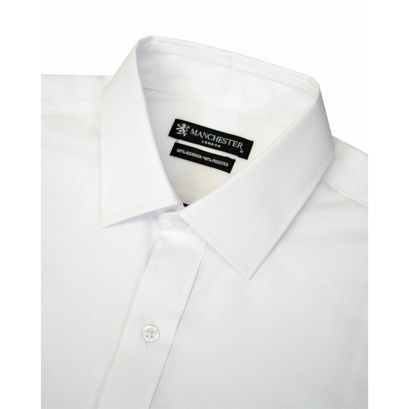 Manchester Camisa De Vestir Regular Fit Manga Larga 