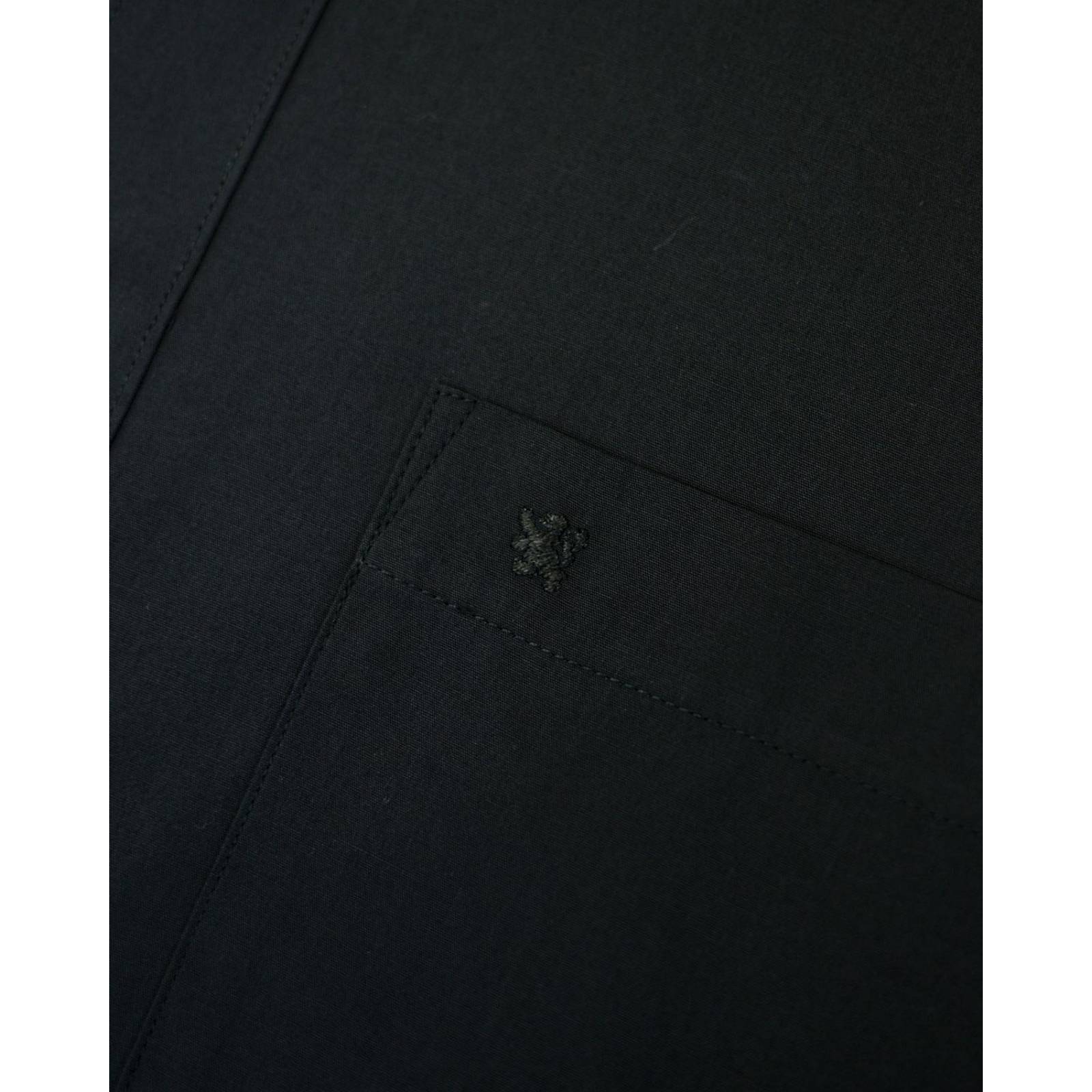 Manchester Camisa de Vestir Lisa Regular Fit Manga Larga Manga Dual 