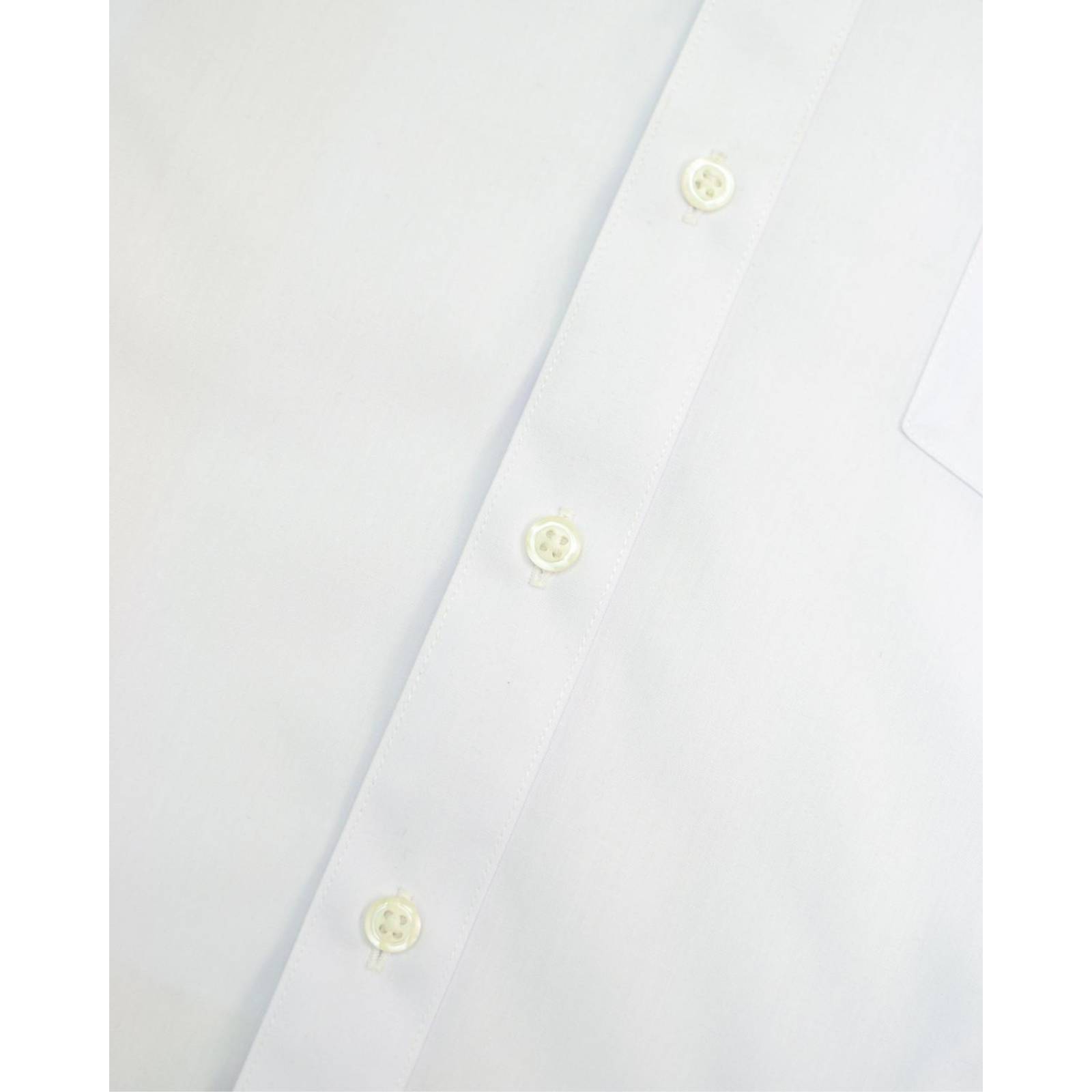 Manchester Camisa de Vestir Lisa con Cuello Boss y Puño terminacion en Pico con Bordado 