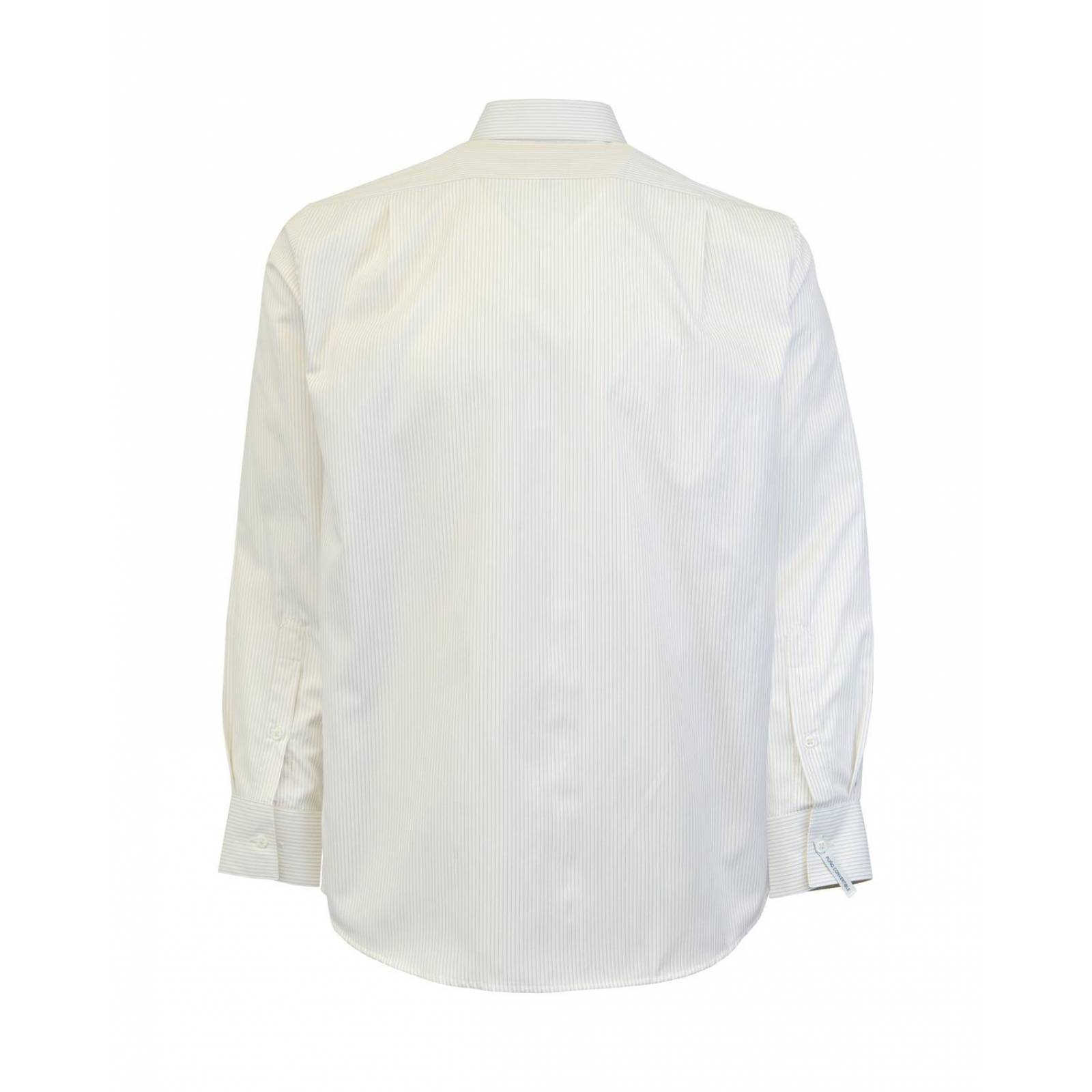 Manchester Camisa de Vestir Regular Fit a Rayas Puño Convertible 