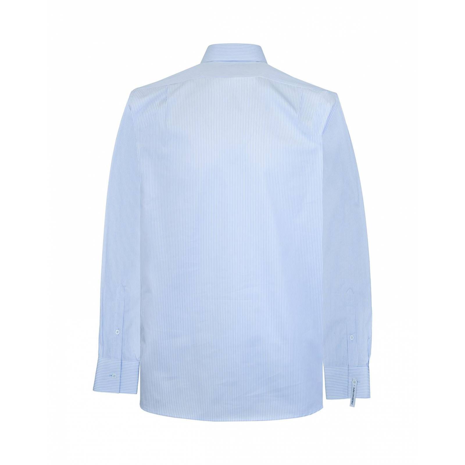 Manchester Camisa de Vestir Regular Fit a Rayas Puño Convertible 