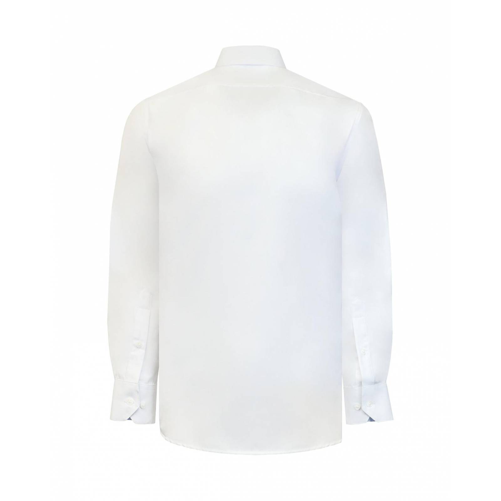 Manchester Camisa de Vestir en Algodón-Poliéster: Puño Ejecutivo con Termino en Pico