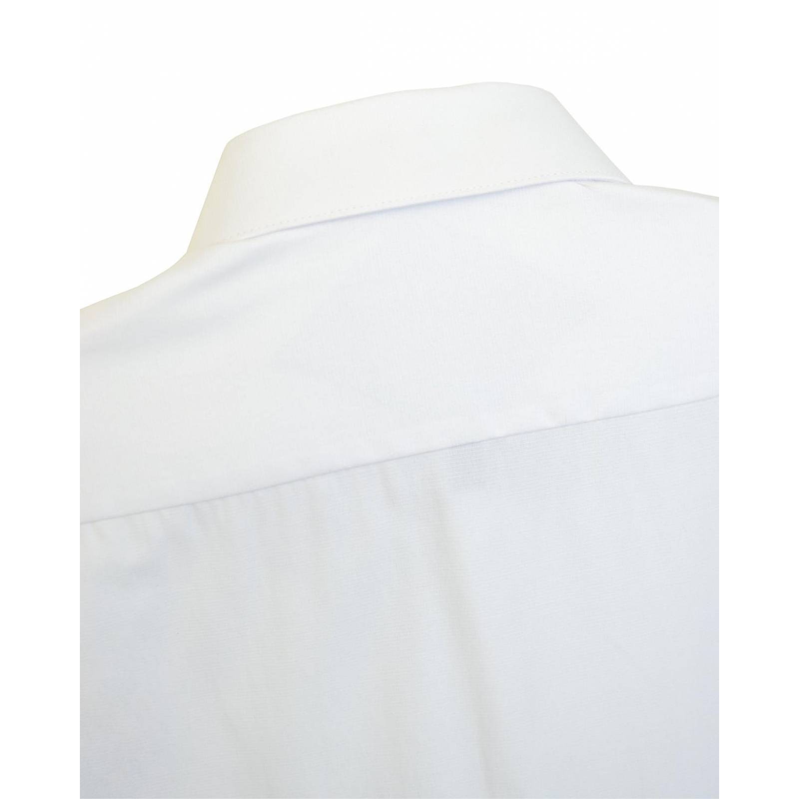 Manchester Camisa de Vestir en Algodón-Poliéster: Puño Ejecutivo con Termino en Pico