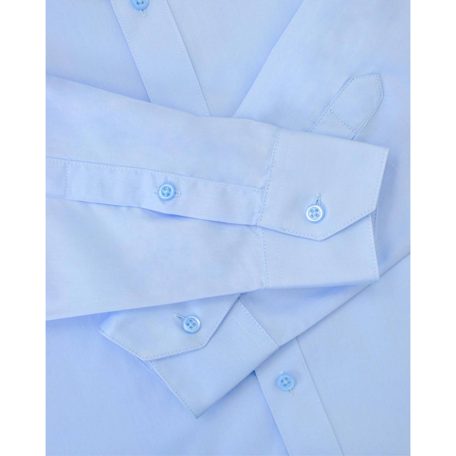 Manchester Camisa de Vestir Regular Fit Cuello Mao en Algodon y Poliester 