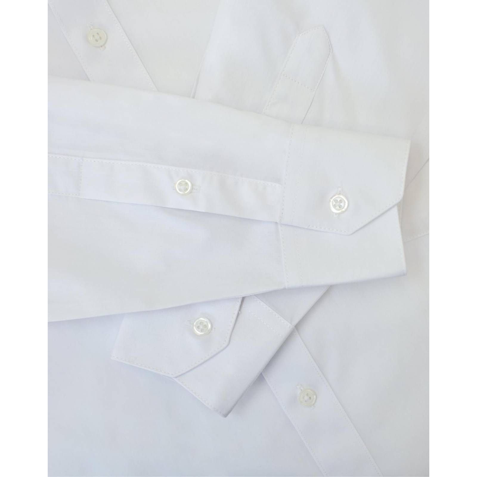 Manchester Camisa de Vestir Regular Fit Cuello Mao en Algodon y Poliester 