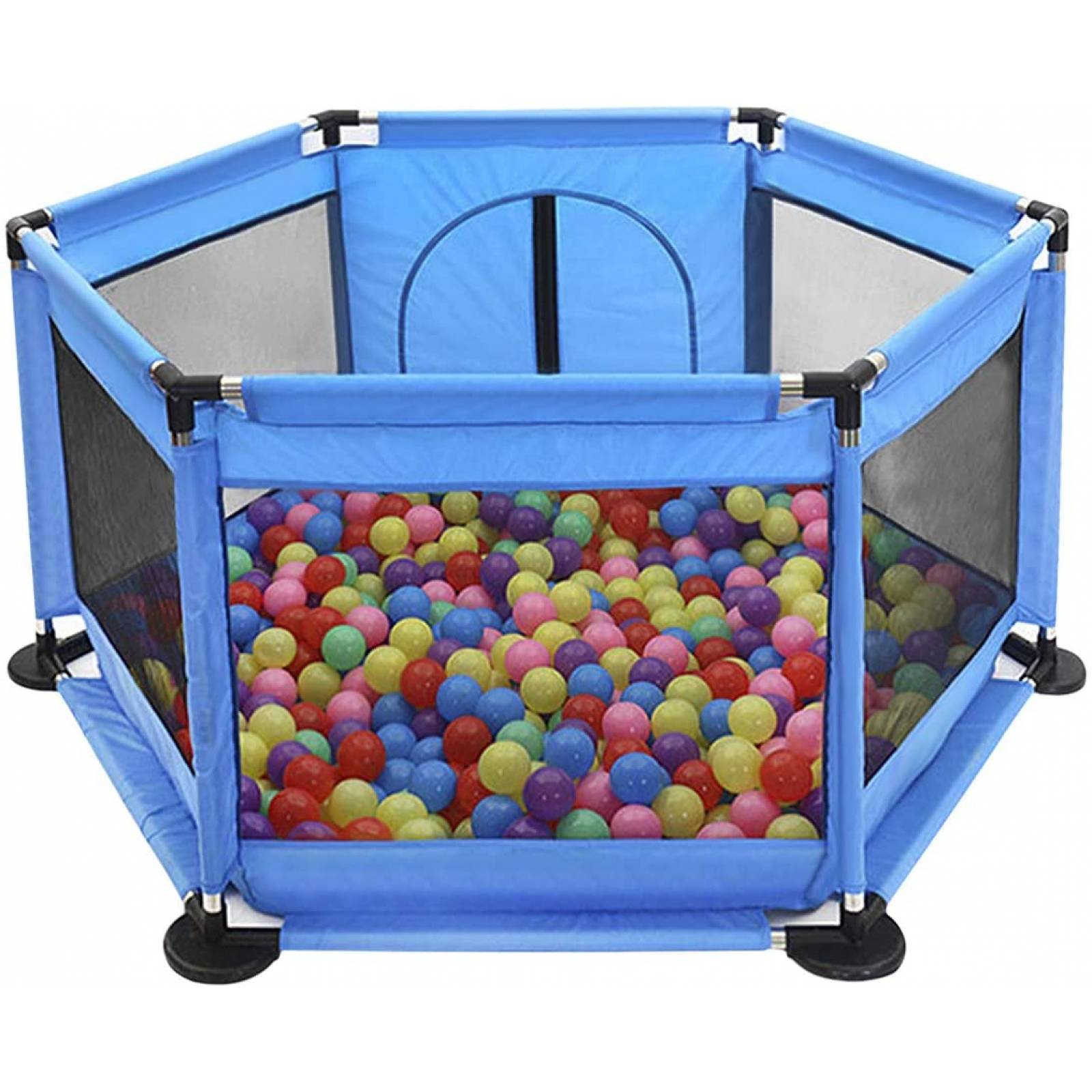 Corral Corralito Para Bebe Didáctico Con 10 Balones-Pelotitas