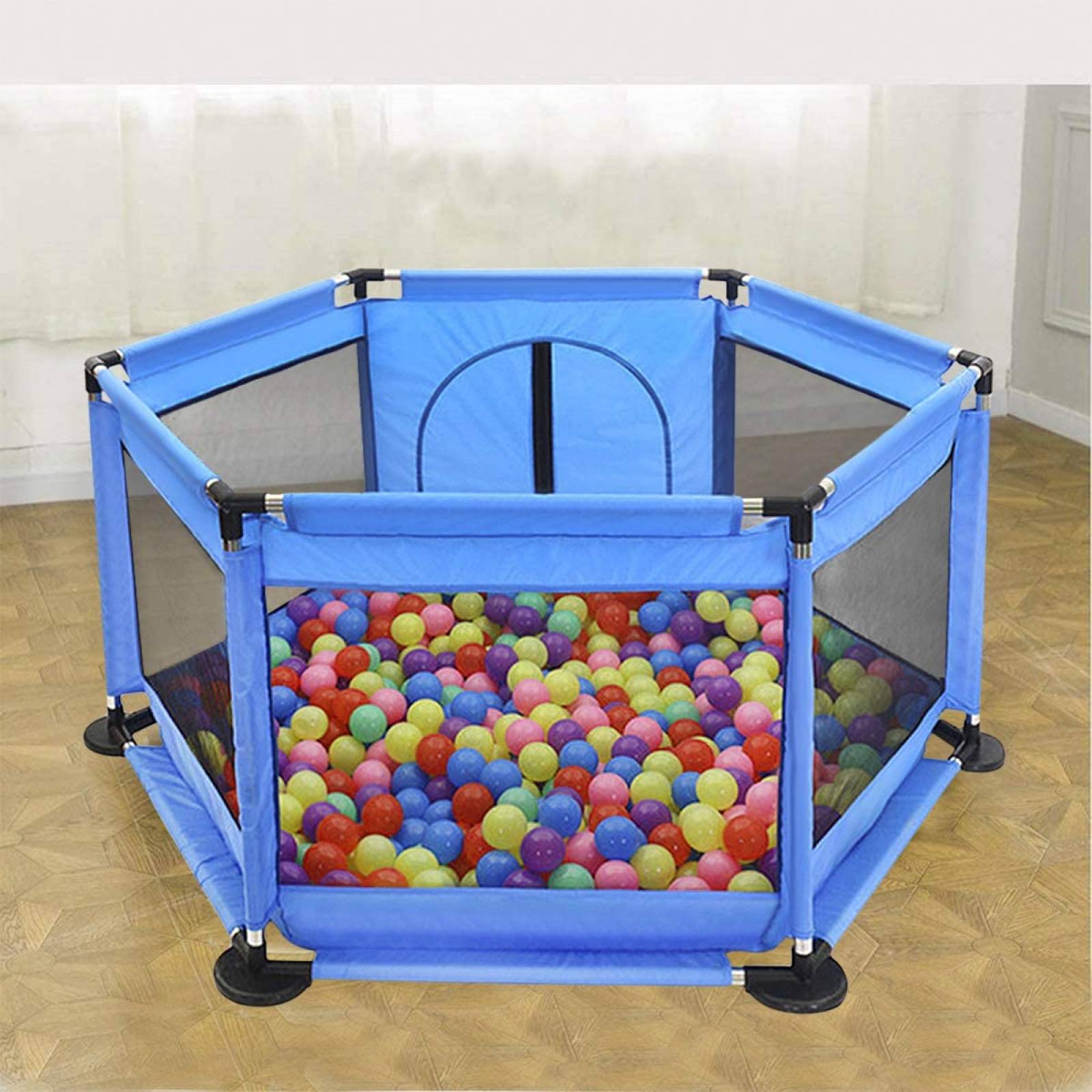 Corral Corralito Para Bebe Didáctico Con 10 Balones-Pelotitas