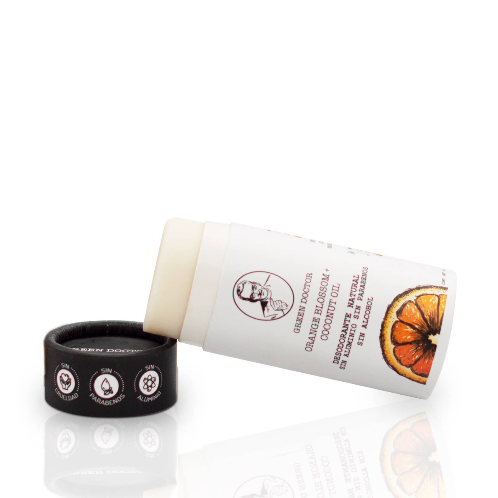 3 Pack- Desodorante Natural de Naranja- Green Doctor- 55g cada uno