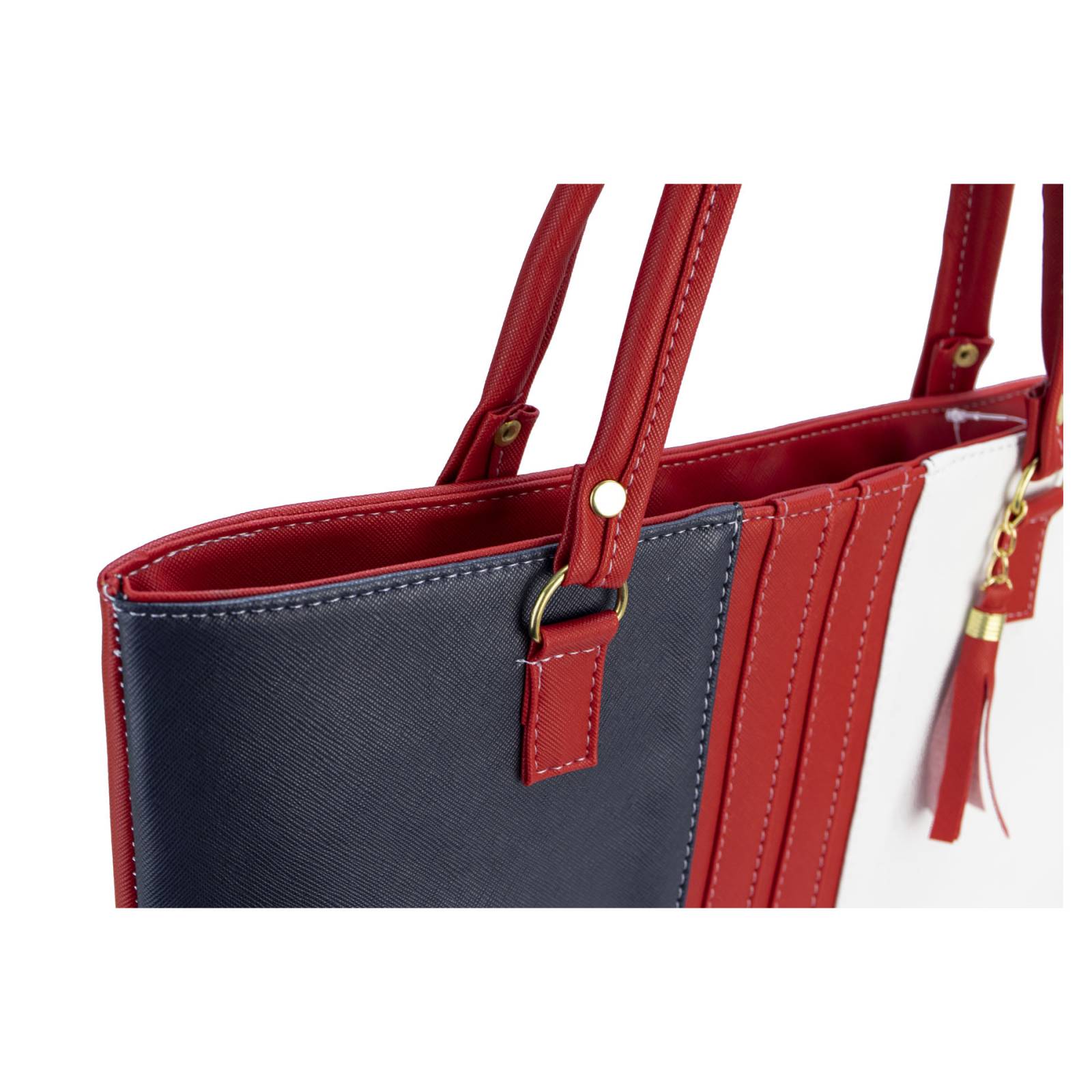 Bolsa Para Dama Marino Dapra Blanco Sintético Manuela Nueva Imagen.