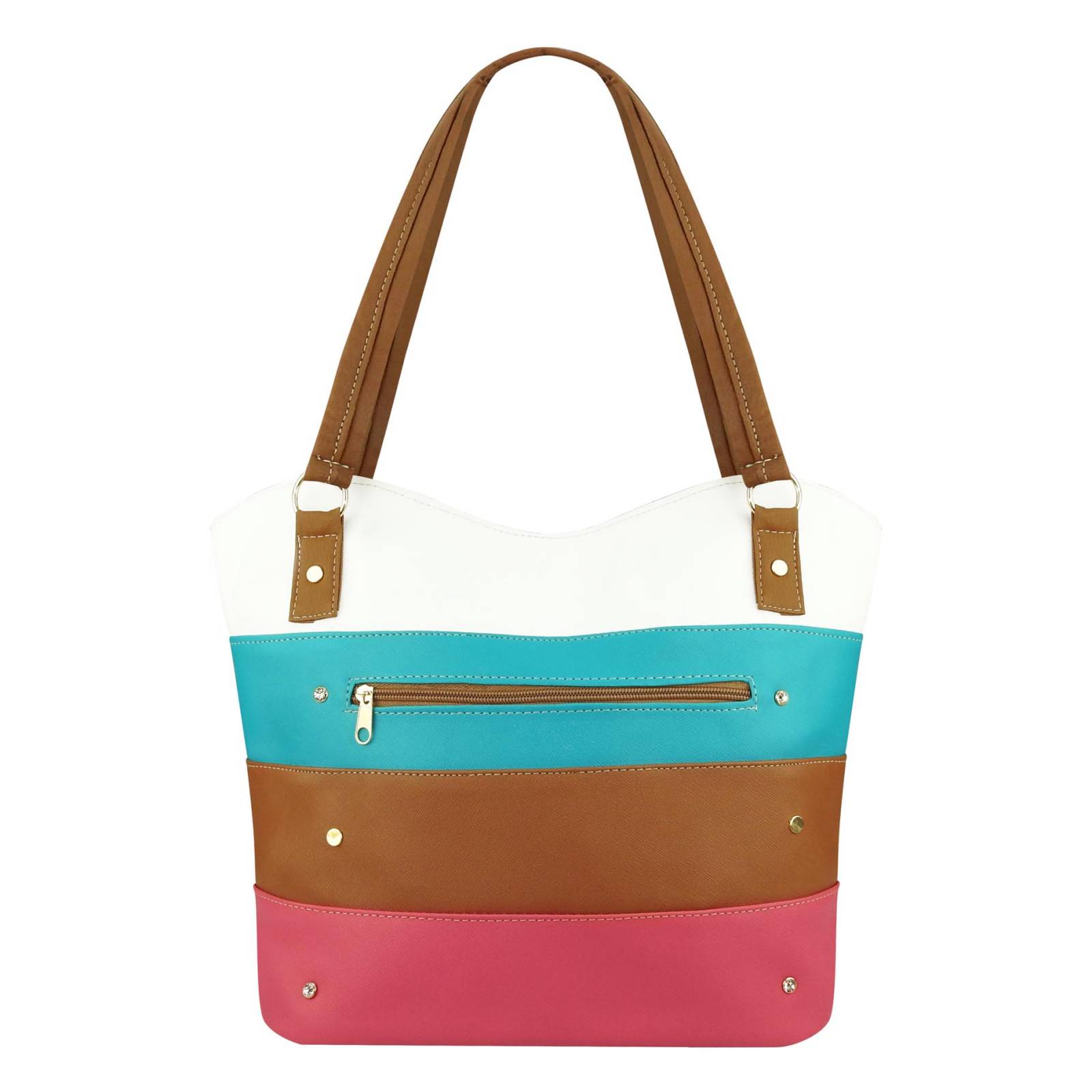 Bolsa Para Dama Aqua Dapra Multicolor Sintético Kelly Nueva Imagen.