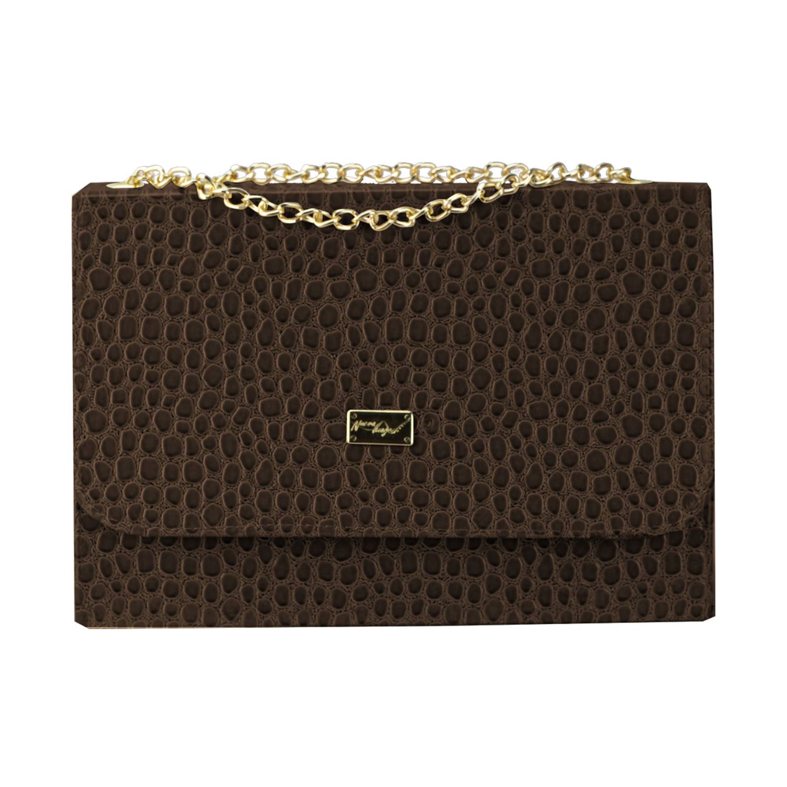 Bolso Para Mujer Café Yukon Sintetico Magda Nueva Imagen