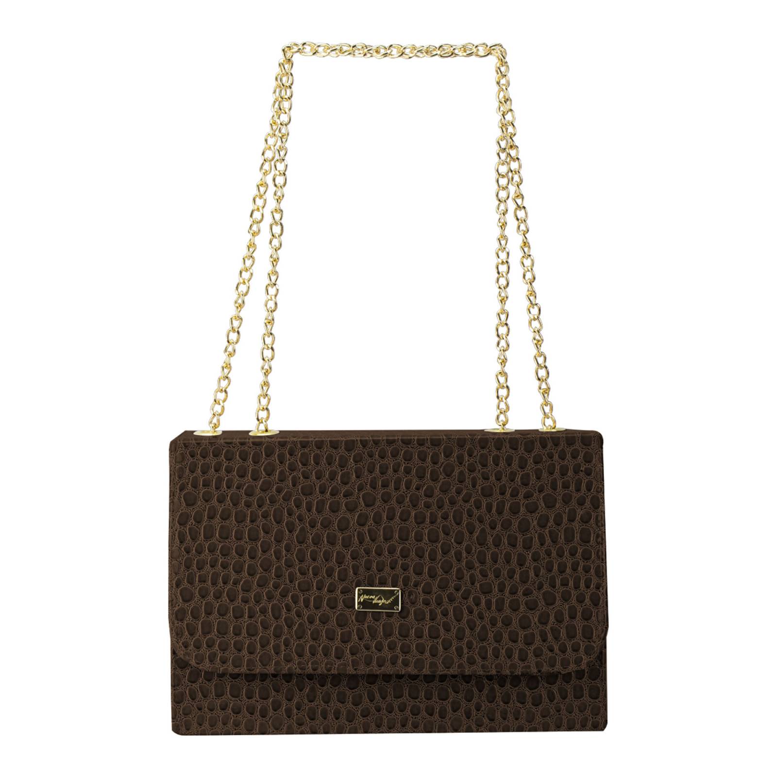 Bolso Para Mujer Café Yukon Sintetico Magda Nueva Imagen