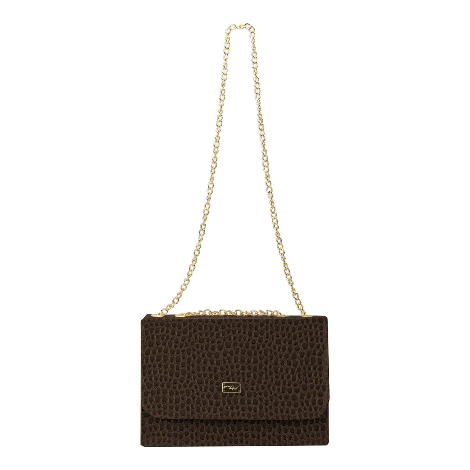 Bolso Para Mujer Café Yukon Sintetico Magda Nueva Imagen