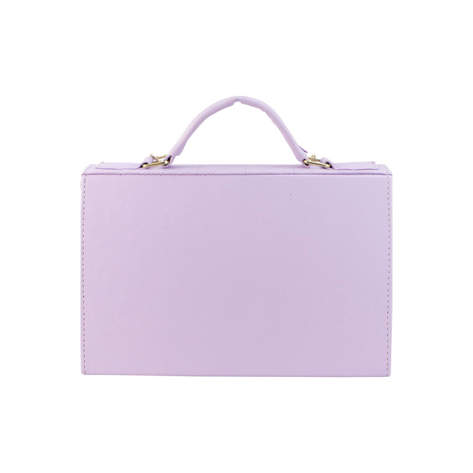 Bolso Para Mujer Lila Dapra Triangulos Sintetico Magda Nueva Imagen