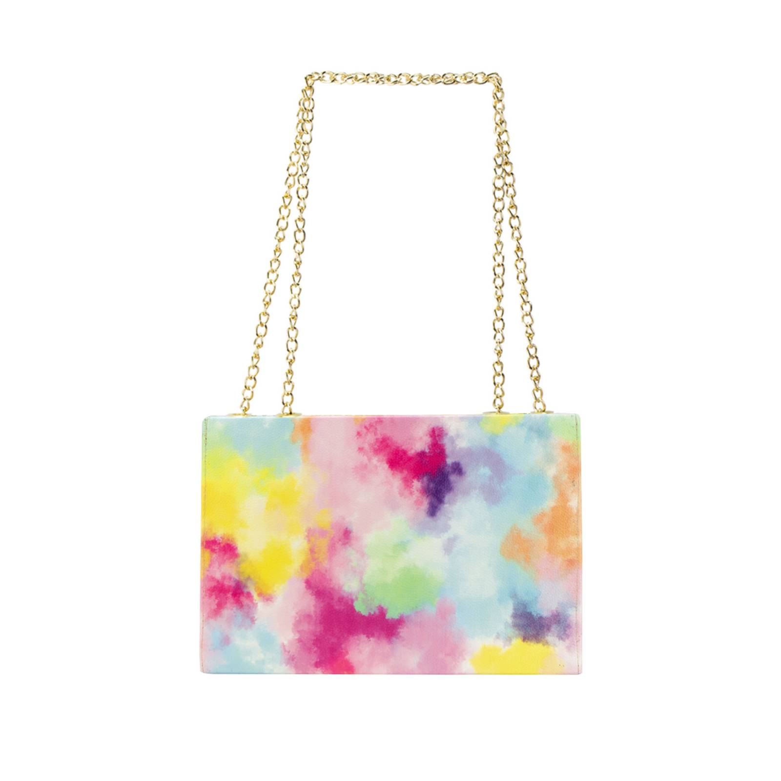 Bolso Para Mujer Multicolor Acuarela Sintetico Magda Nueva Imagen