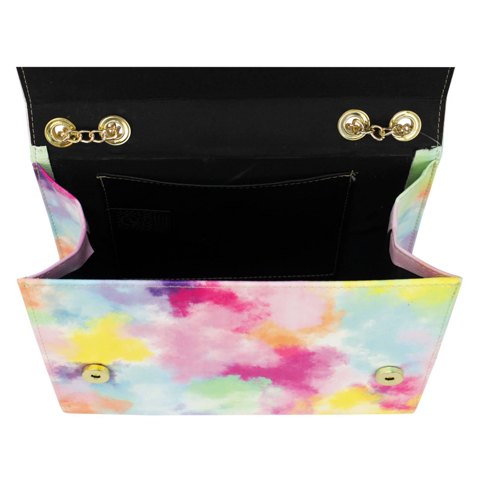 Bolso Para Mujer Multicolor Acuarela Sintetico Magda Nueva Imagen