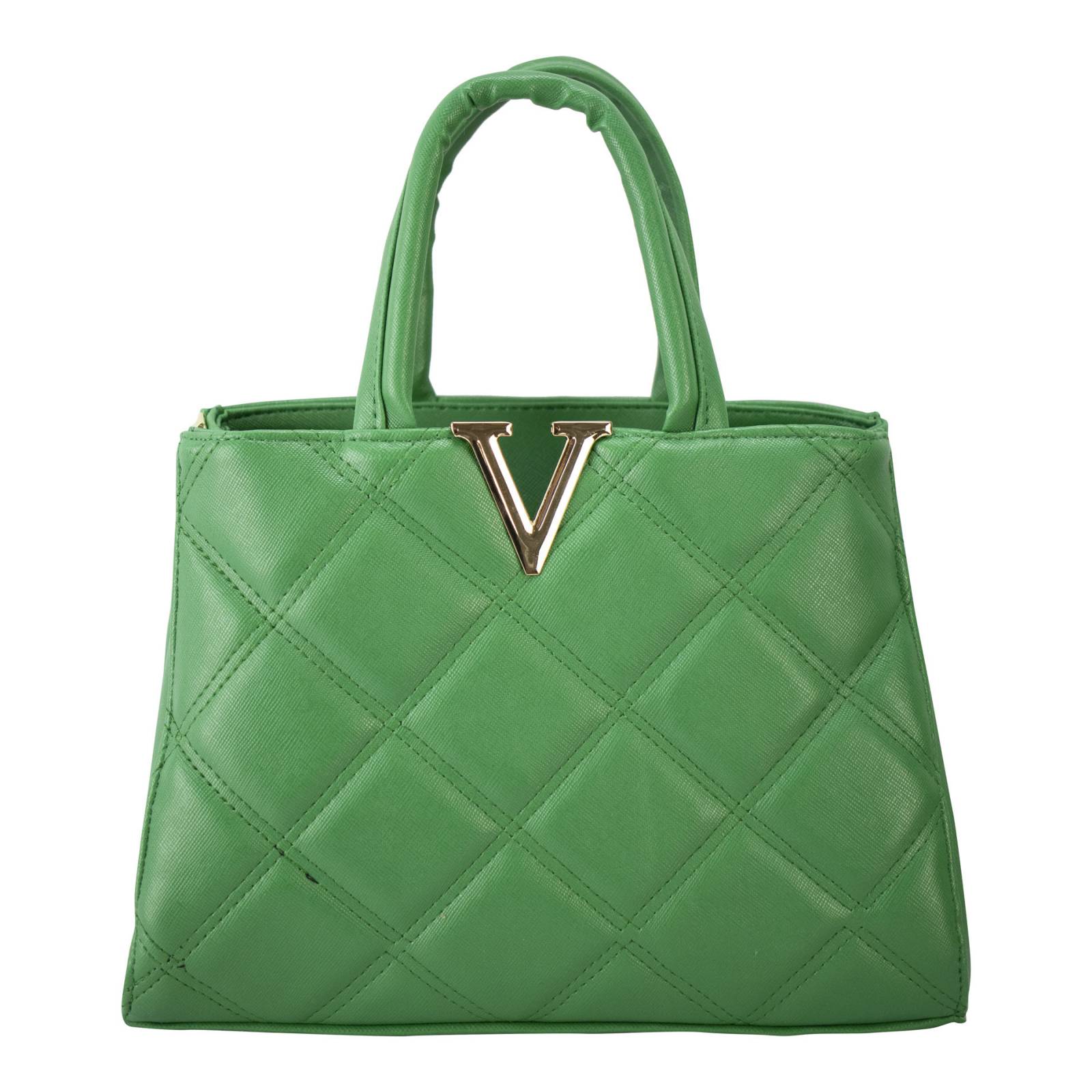 Bolso Para Mujer Esmeralda Dapra Cuadros Sintetico Ailen Nueva Imagen