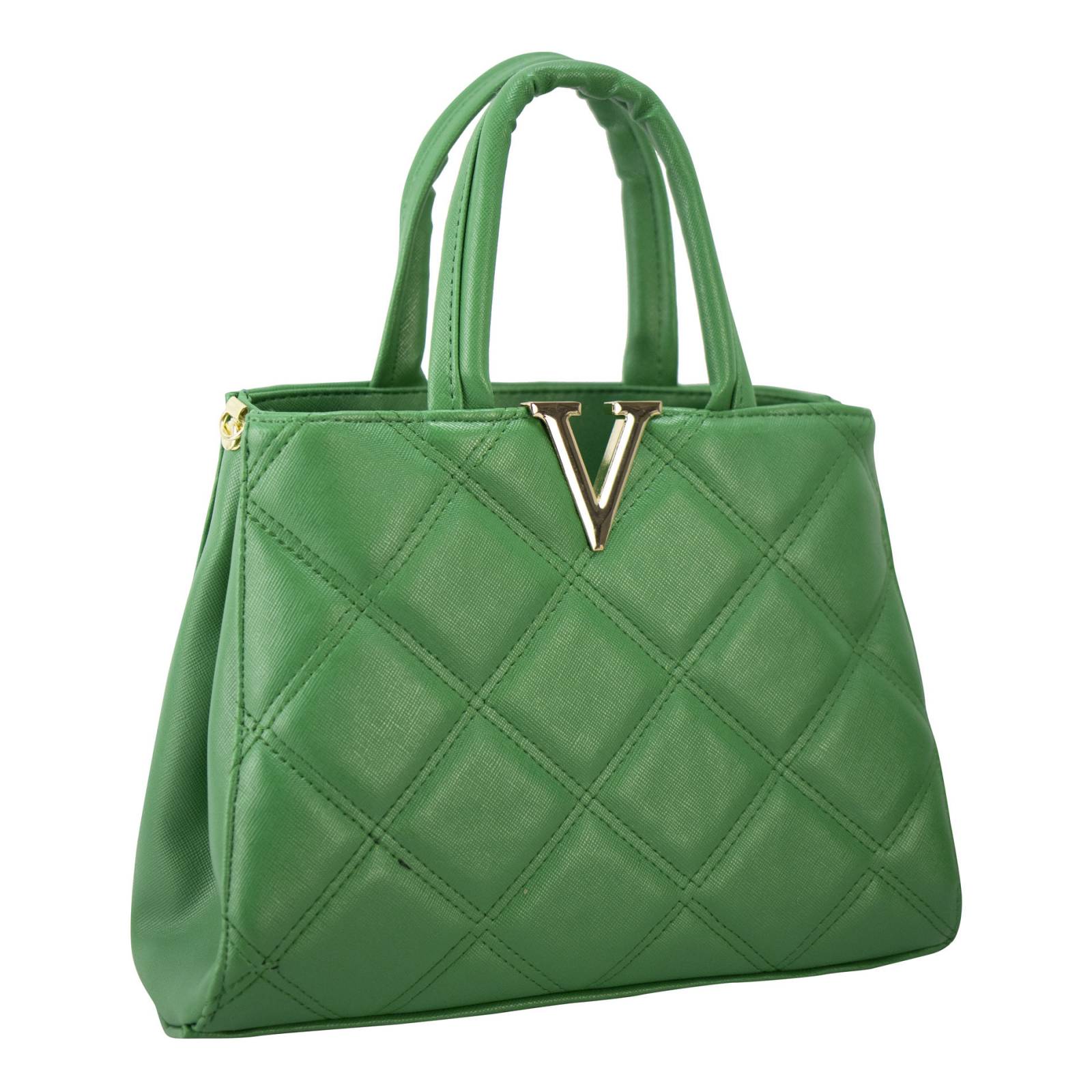 Bolso Para Mujer Esmeralda Dapra Cuadros Sintetico Ailen Nueva Imagen