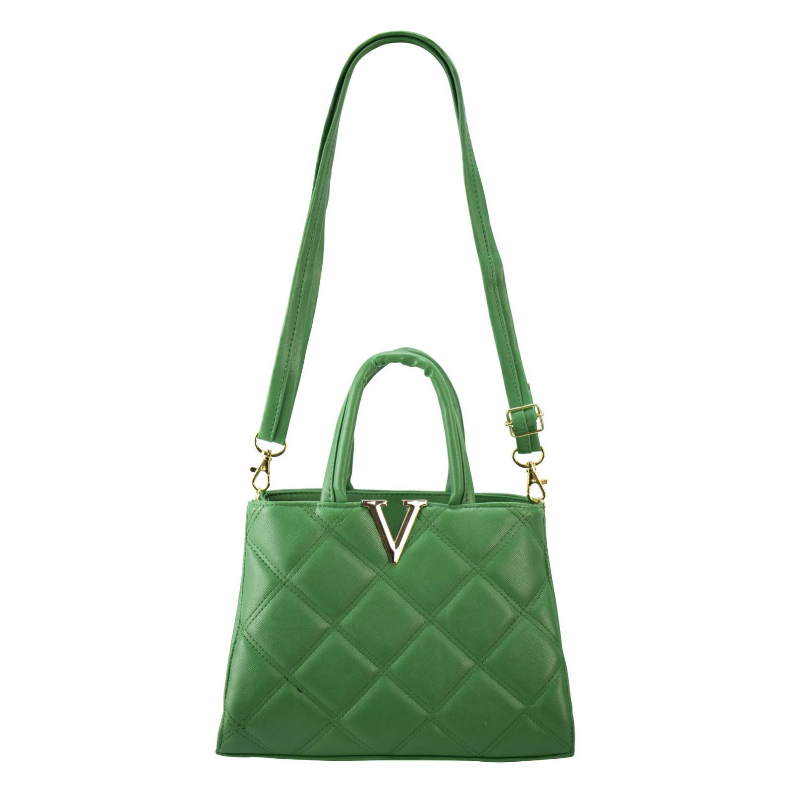 Bolso Para Mujer Esmeralda Dapra Cuadros Sintetico Ailen Nueva Imagen