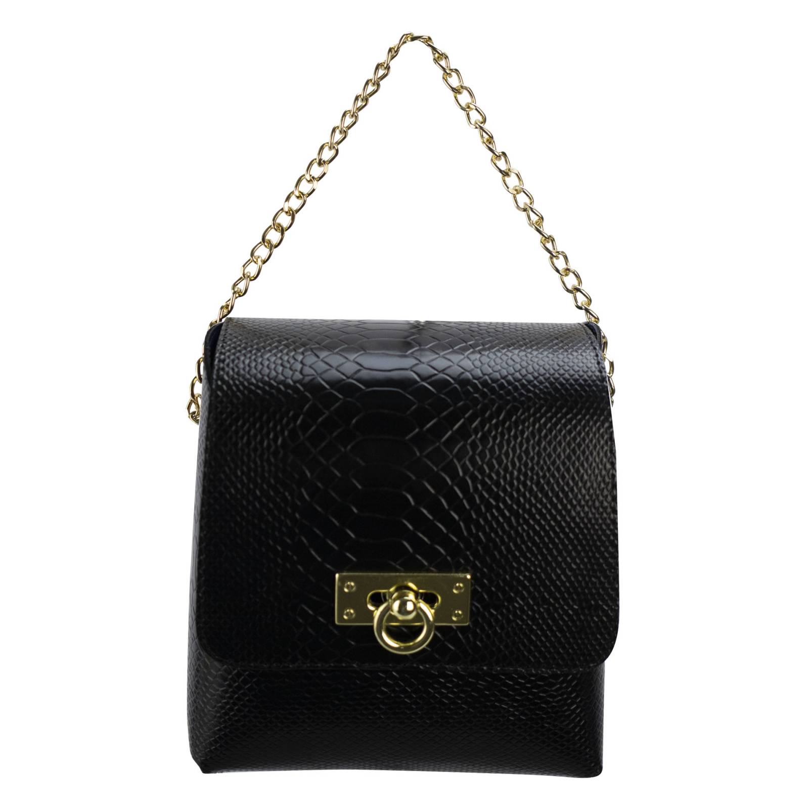 Bolso Para Mujer Negro Cristalo Negro Sintetico Yesenia Nueva Imagen