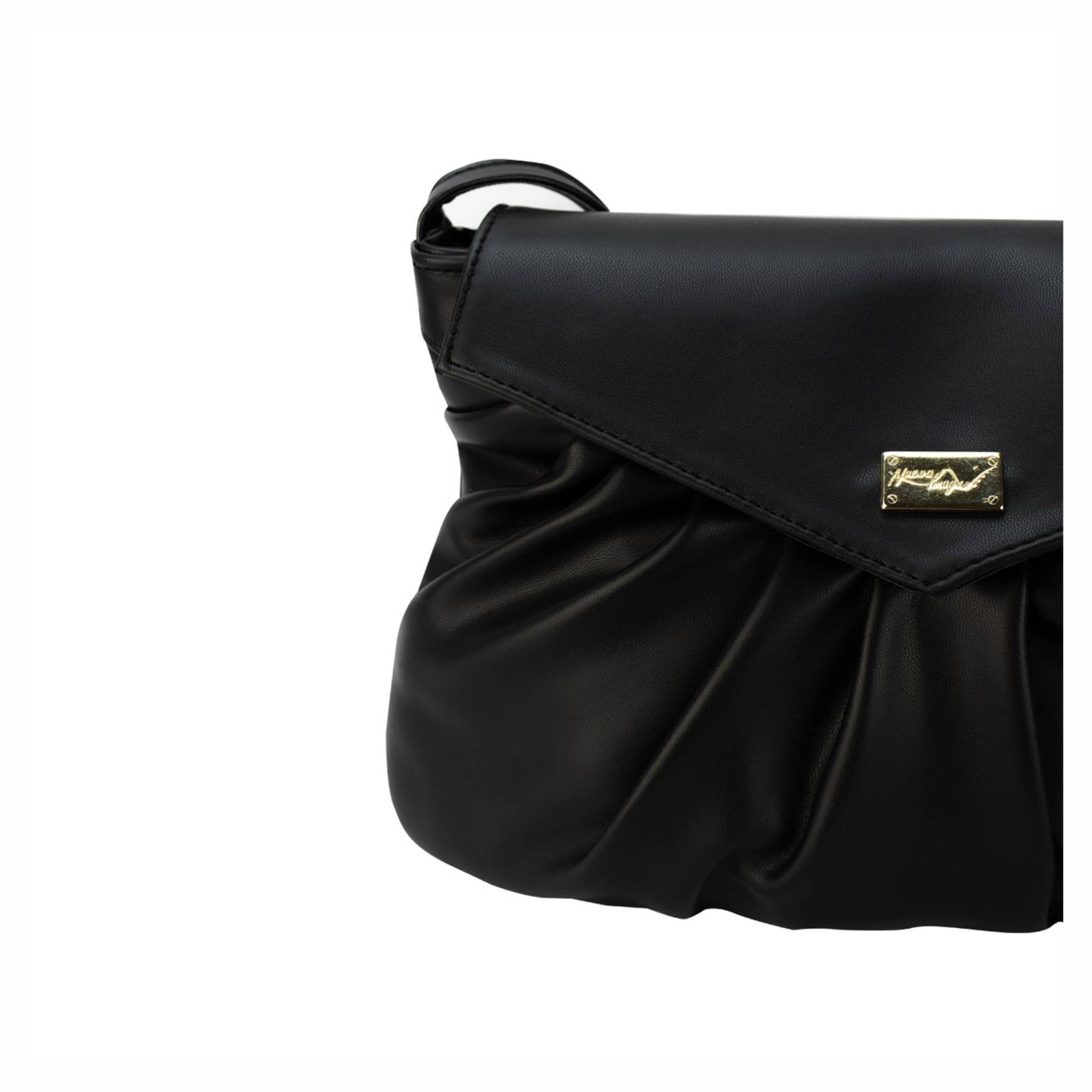 Mariconera Para Mujer Negro Fiorella Sintetico Marissa Nueva Imagen