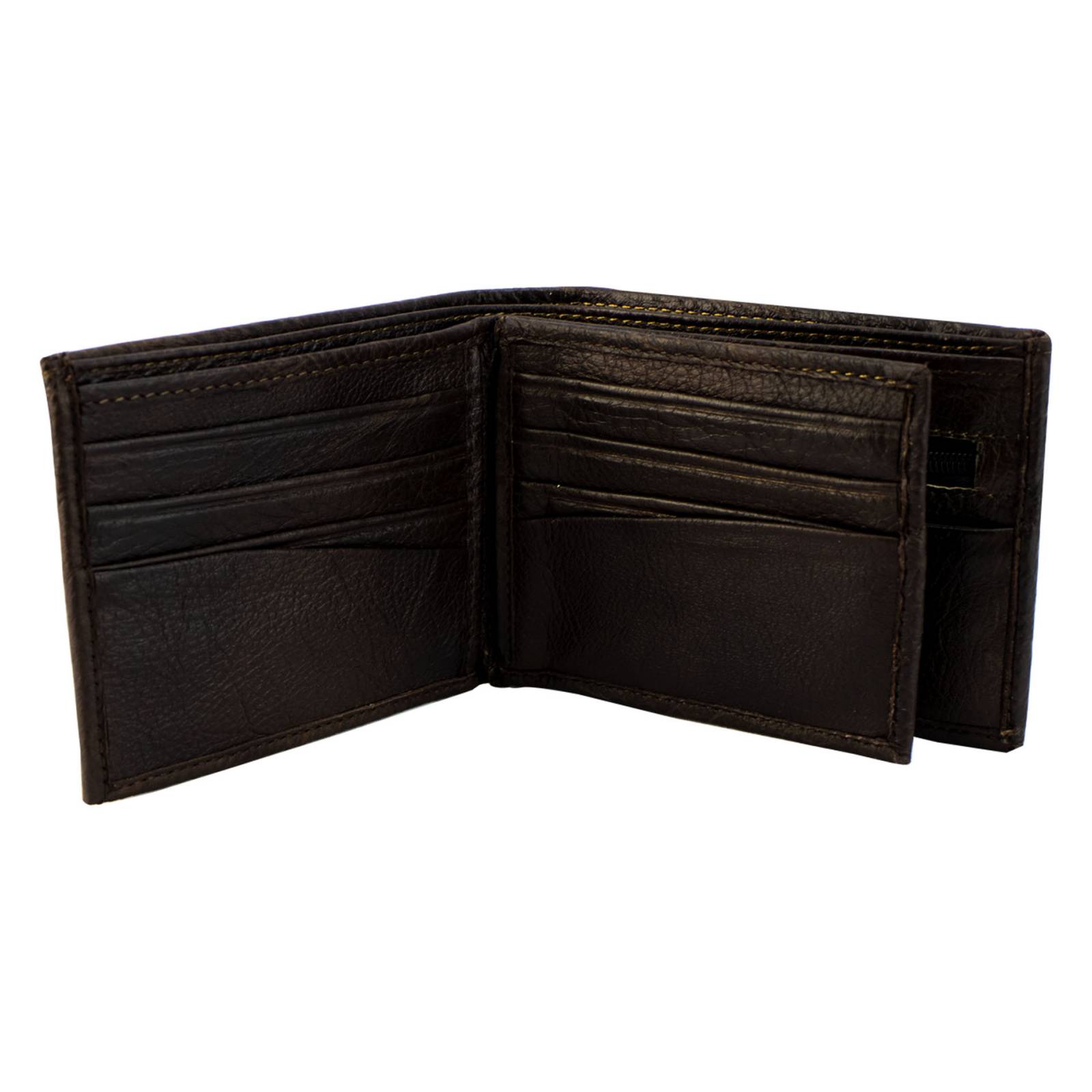 Cartera Para Hombre Café Piel Piel Fernado Nueva Imagen