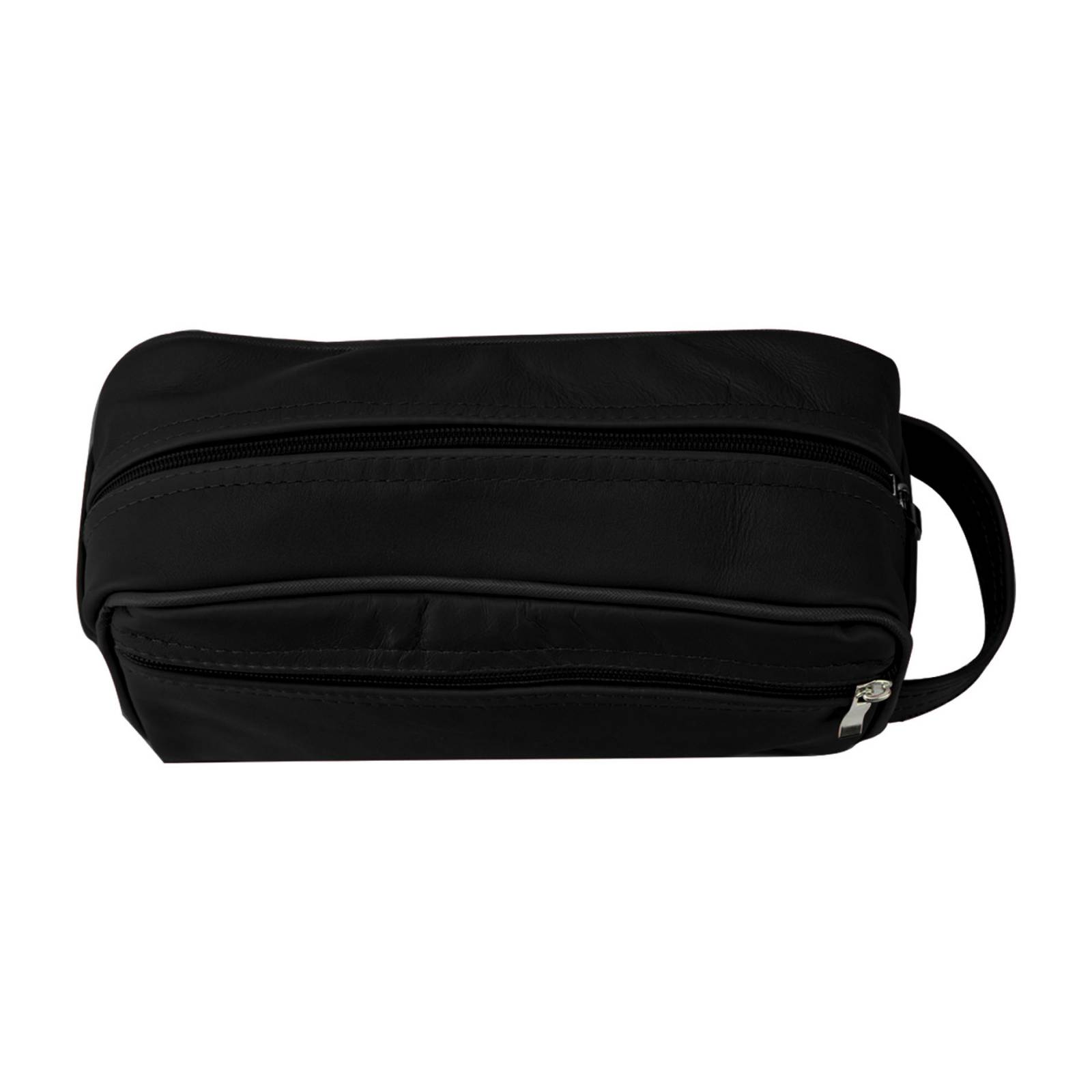 Neceser Para Hombre Negro Piel Piel Octavio Nueva Imagen