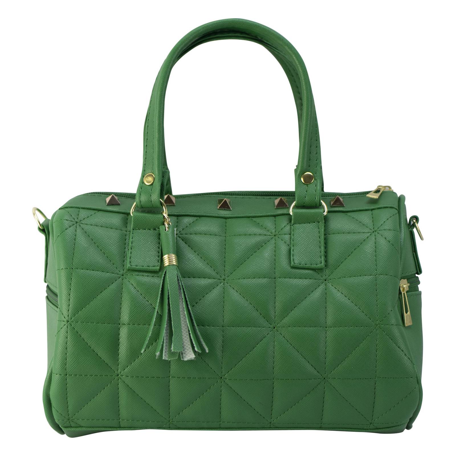 Bolso Para Mujer Verde Dapra Triangulos Sintetico Kimberly Nueva Imagen