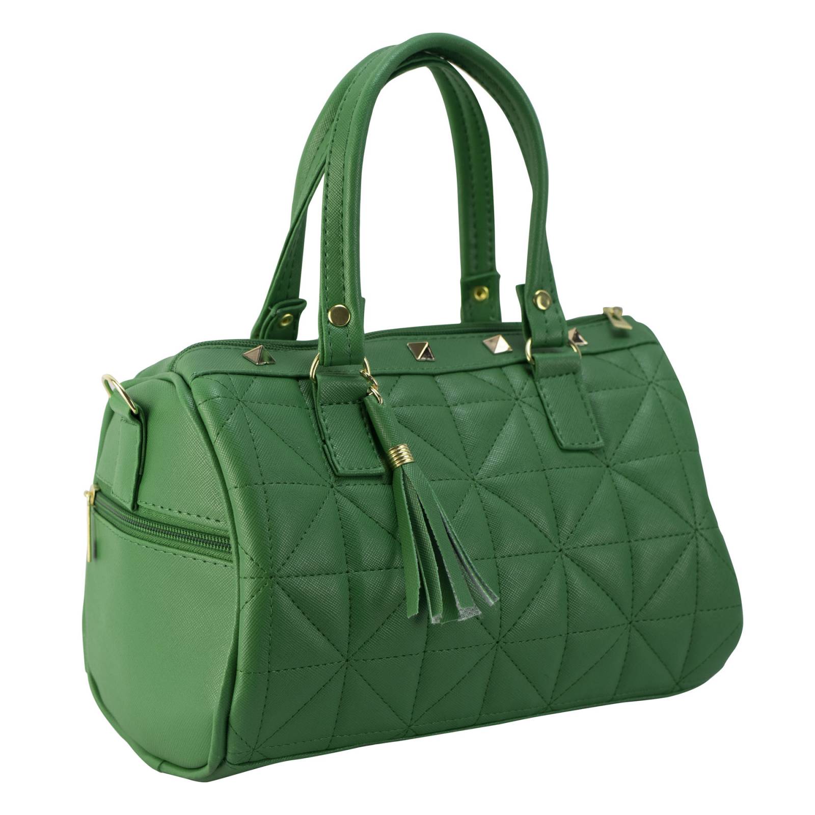 Bolso Para Mujer Verde Dapra Triangulos Sintetico Kimberly Nueva Imagen