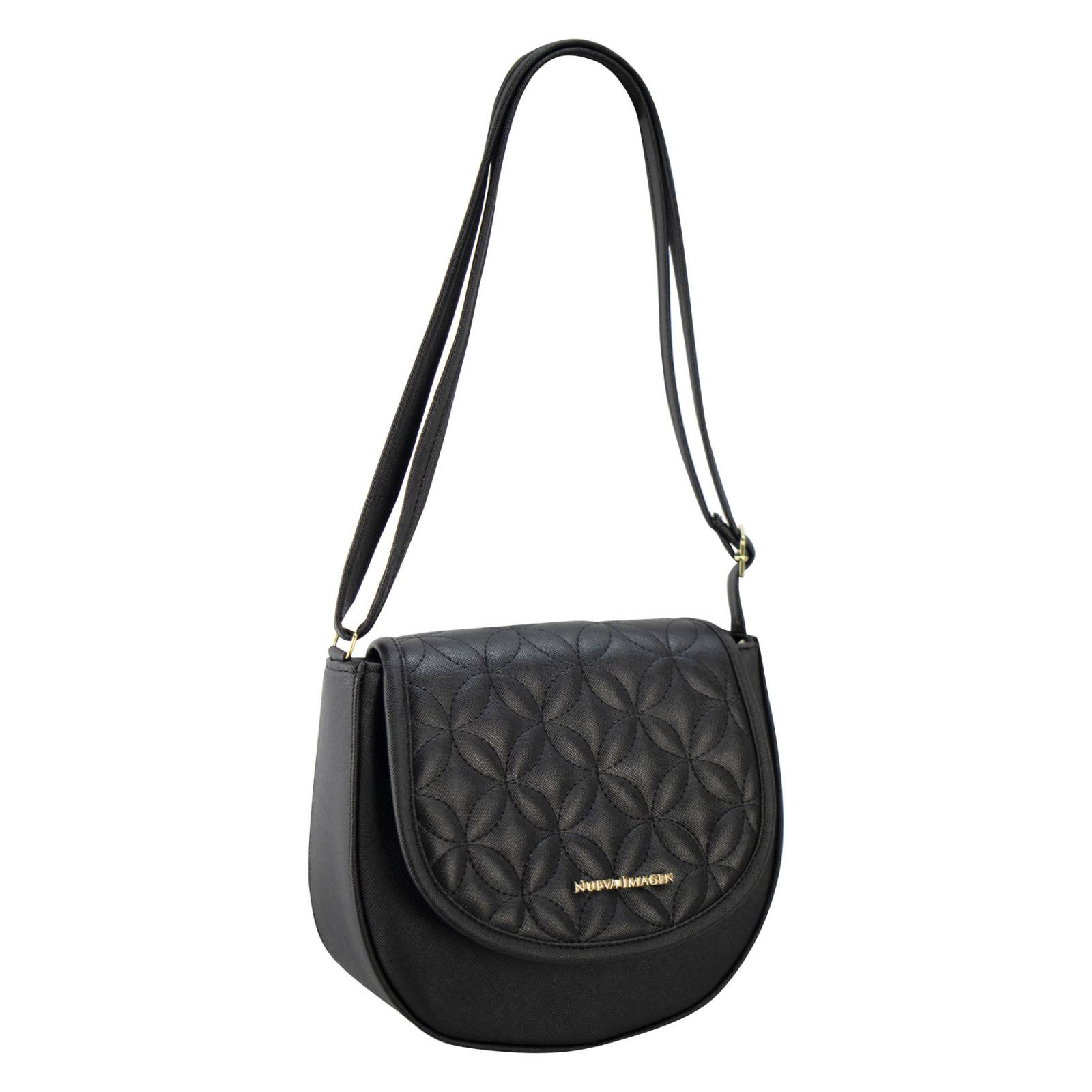 Mariconera Para Dama Negro Dapra Estrella Sintetico Linda Nueva Imagen